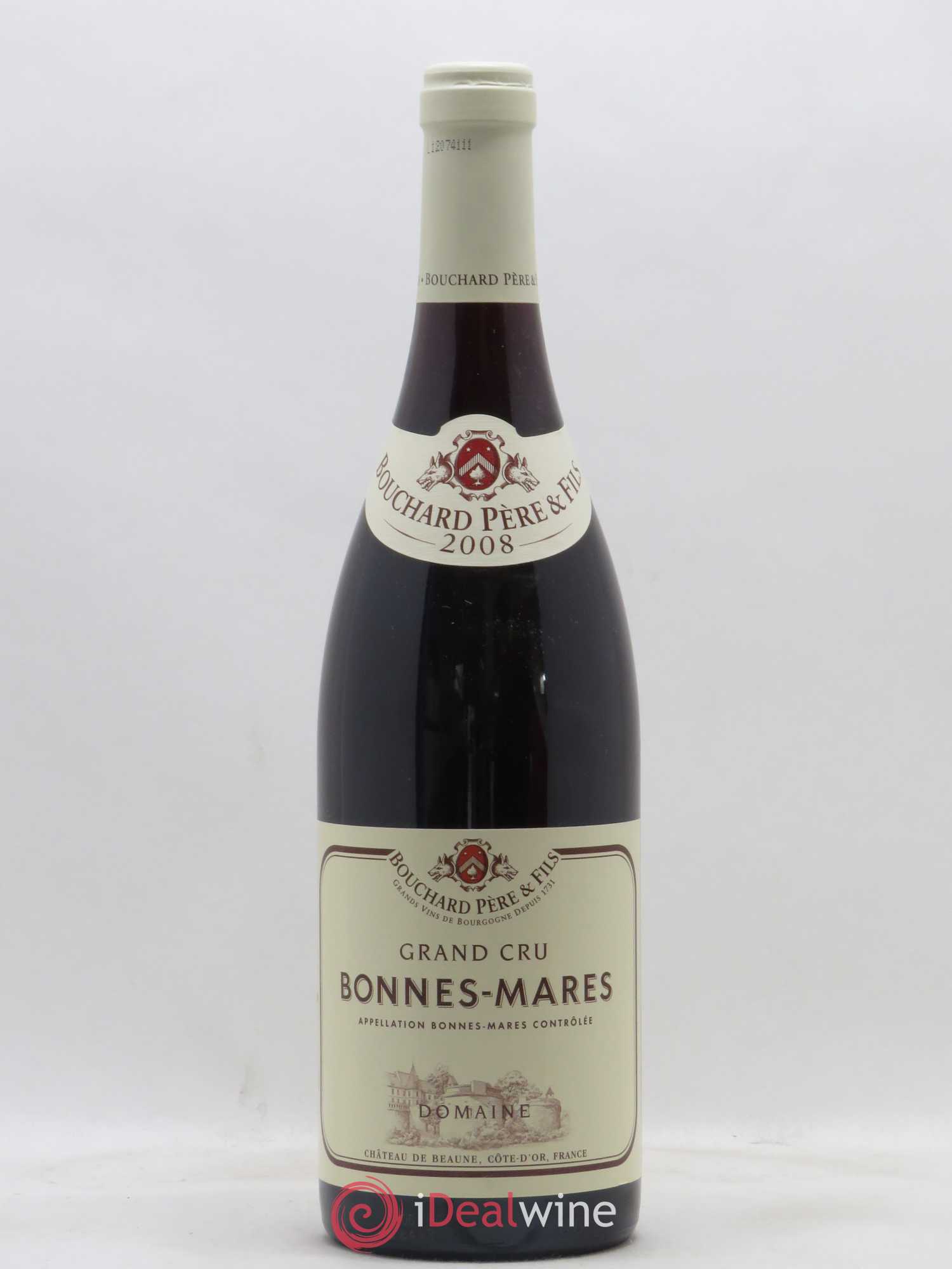 Bonnes-Mares Grand Cru Bouchard Père & Fils 2008 - Lot de 1 bouteille - 0