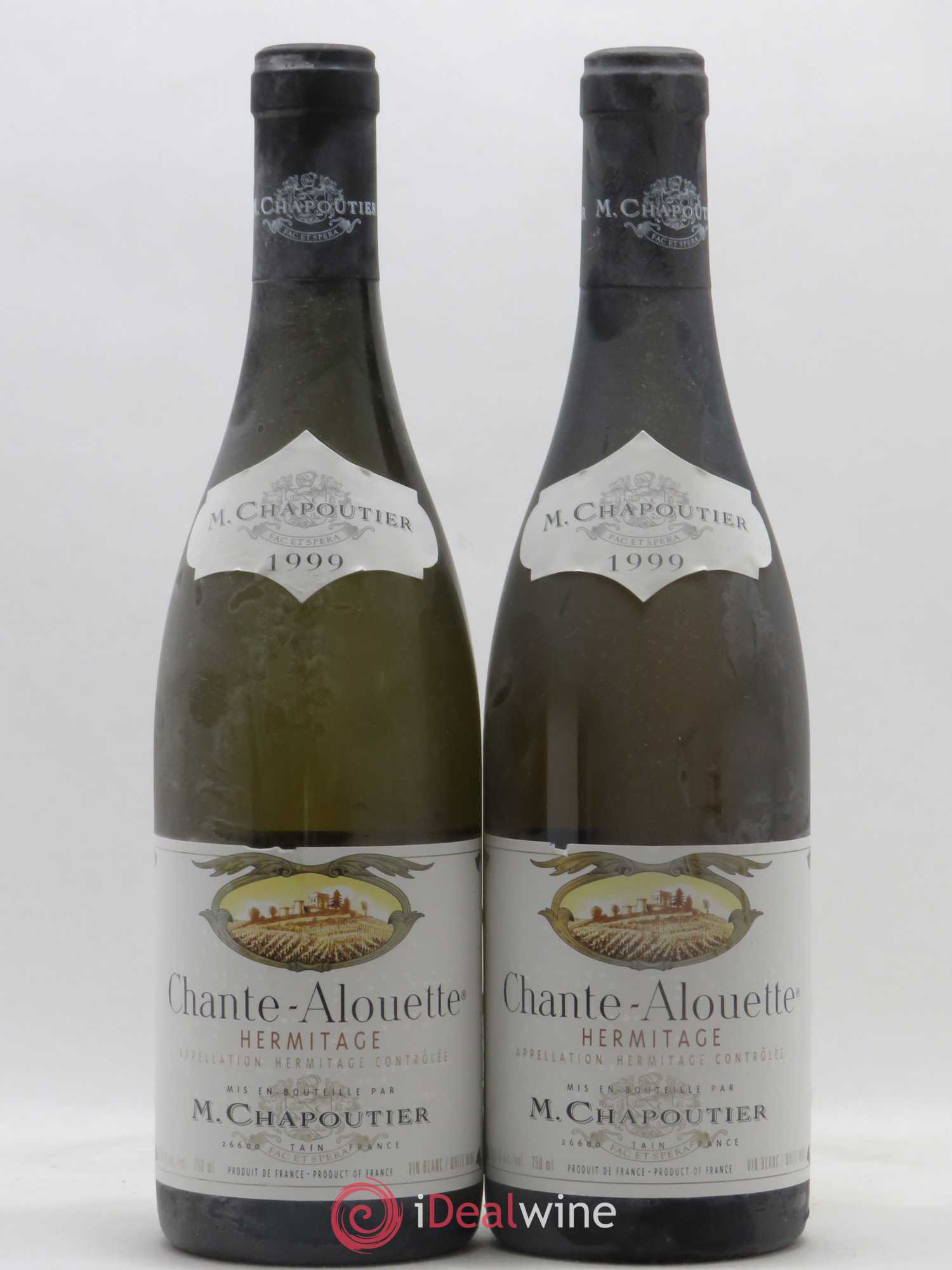 Hermitage Chante Alouette Chapoutier 1999 - Lot de 2 bouteilles - 0