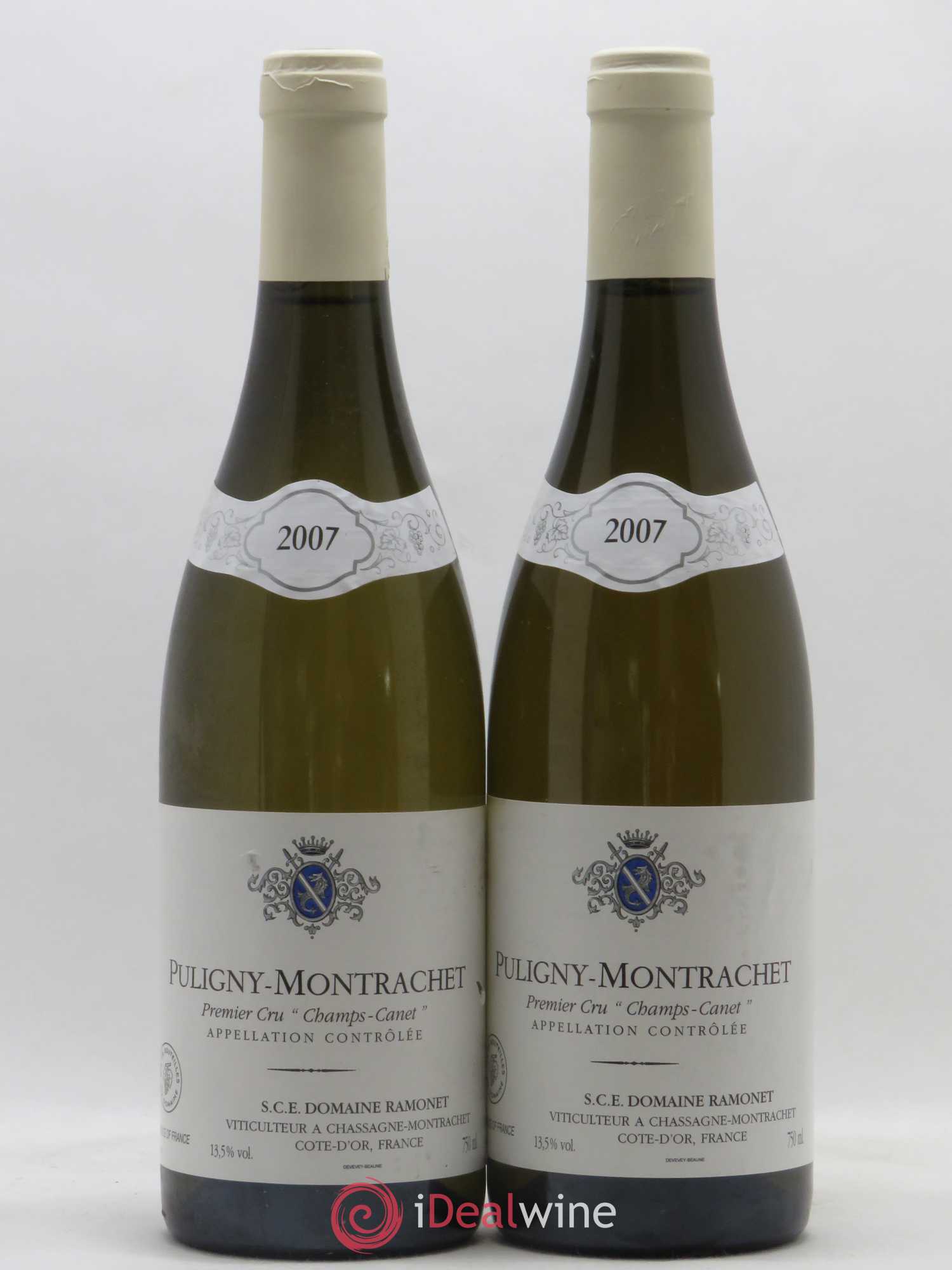 Puligny-Montrachet 1er Cru Champs Canet Ramonet (Domaine) 2007 - Lot de 2 bouteilles - 0