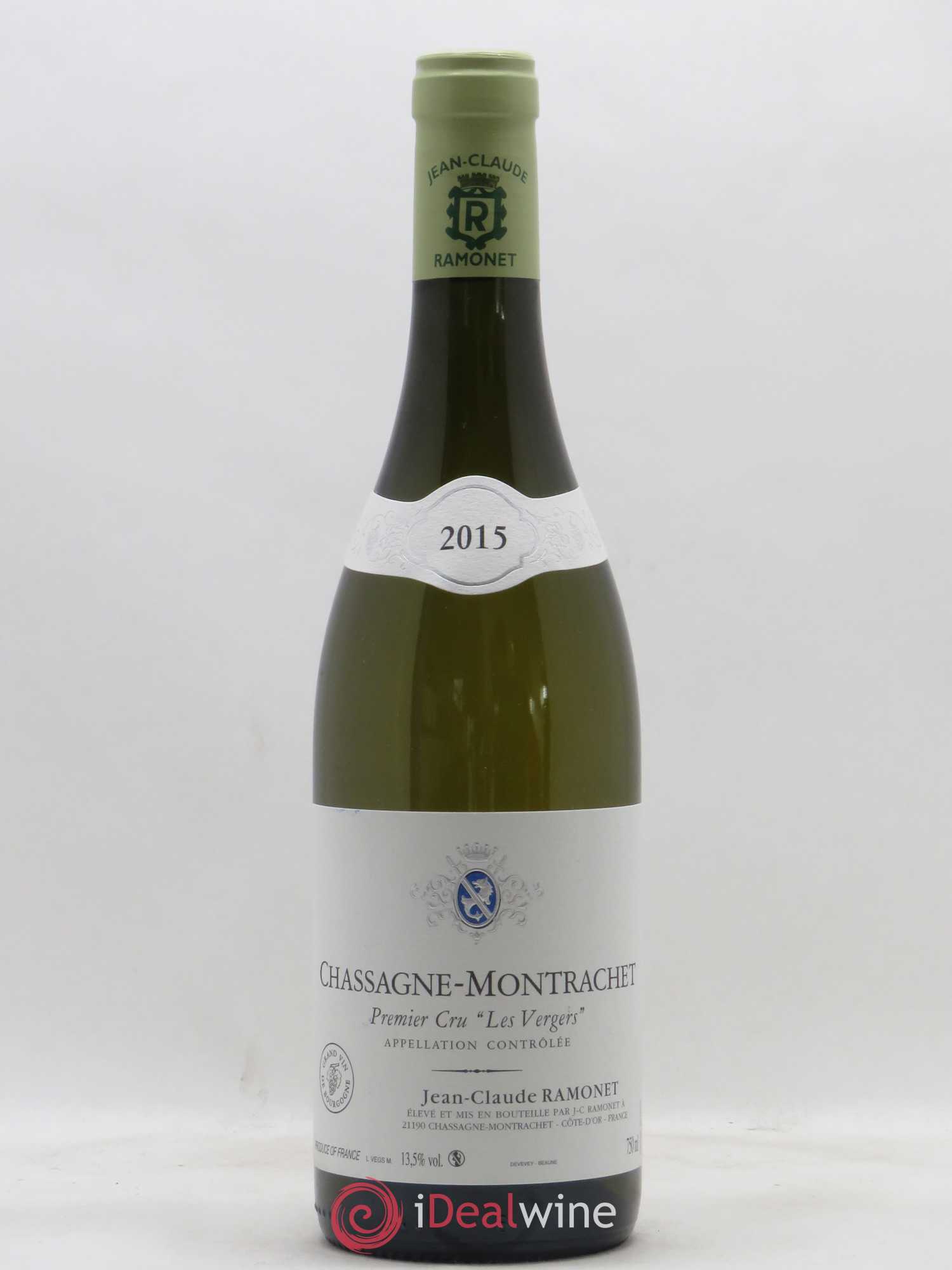 Chassagne-Montrachet 1er Cru Les Vergers Ramonet (Domaine) 2015 - Lot de 1 bouteille - 0