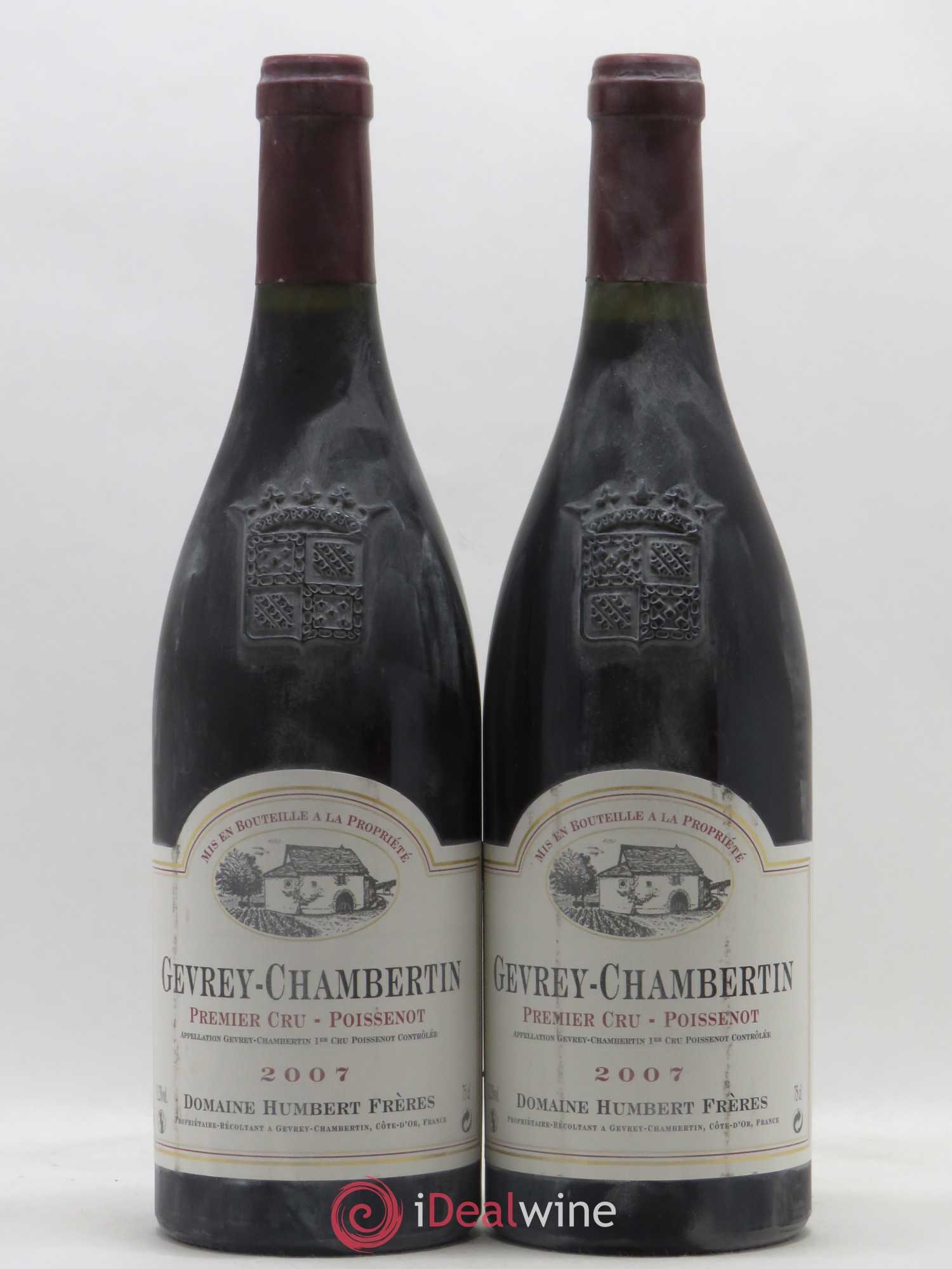 Gevrey-Chambertin 1er Cru Poissenot Humbert (Domaine) 2007 - Lot de 2 bouteilles - 0