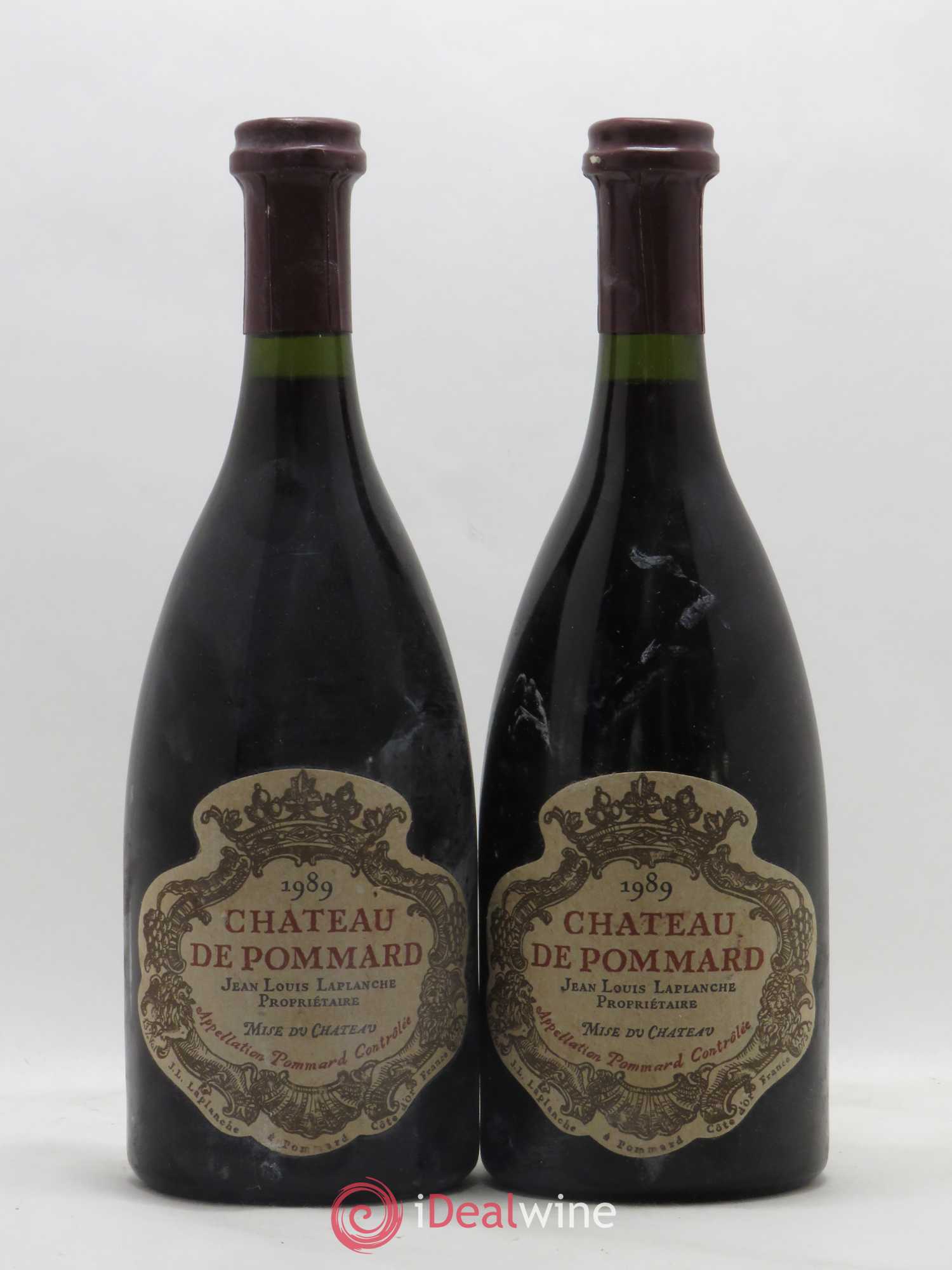 Pommard Château de Pommard 1989 - Lot de 2 bouteilles - 0