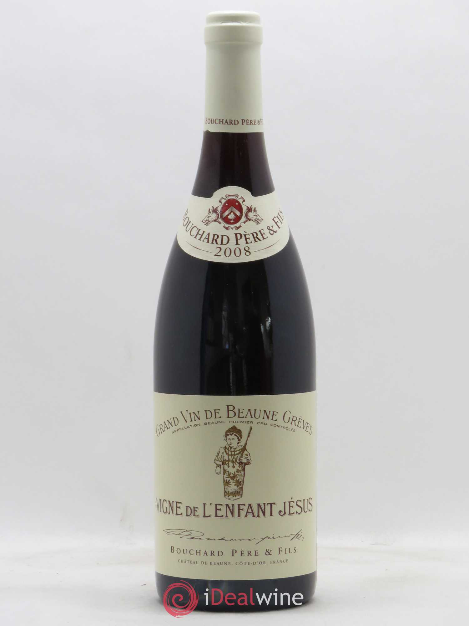 Beaune 1er Cru Grèves - Vigne de l'Enfant Jésus Bouchard Père & Fils 2008 - Lot de 1 bouteille - 0