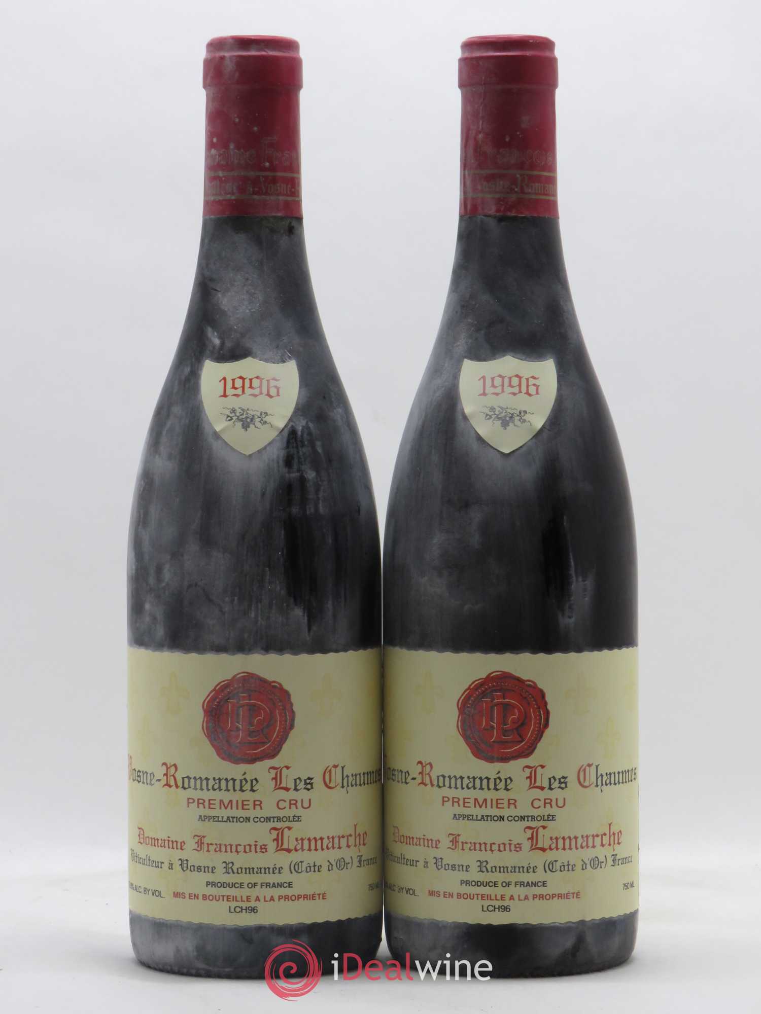Vosne-Romanée 1er Cru Les Chaumes Lamarche (Domaine) 1996 - Lot de 2 bouteilles - 0