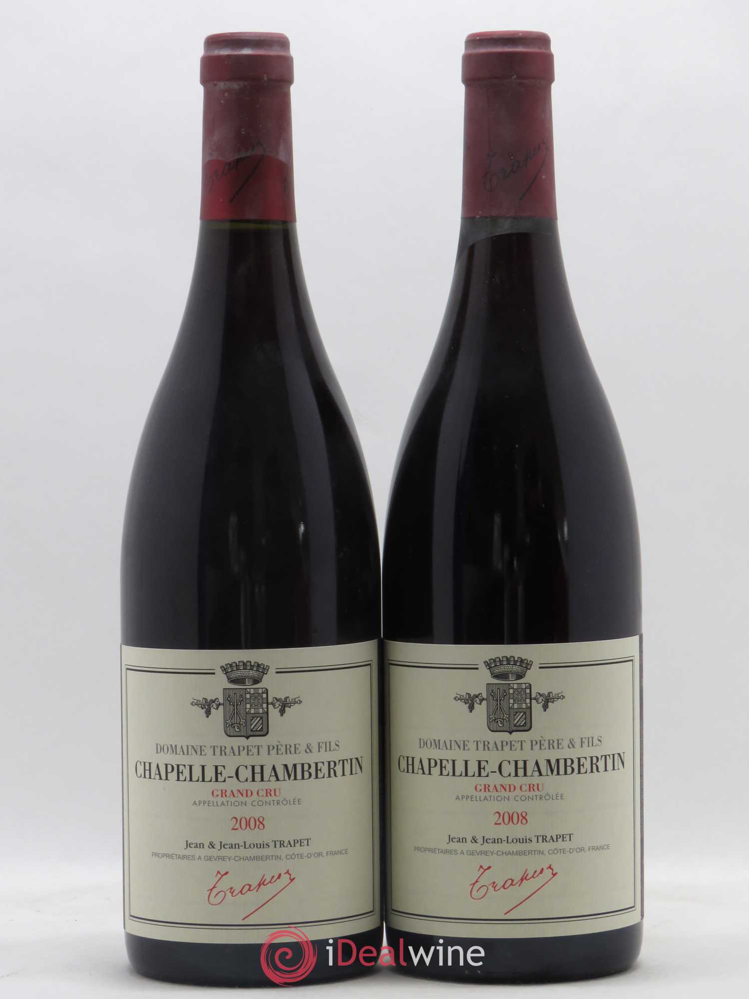 Chapelle-Chambertin Grand Cru Domaine Trapet 2008 - Lot de 2 bouteilles - 0