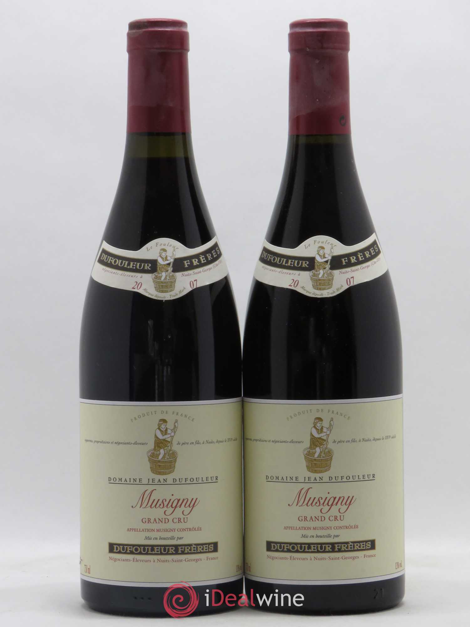 Musigny Grand Cru Dufouleur Freres 2007 - Lot de 2 bouteilles - 0