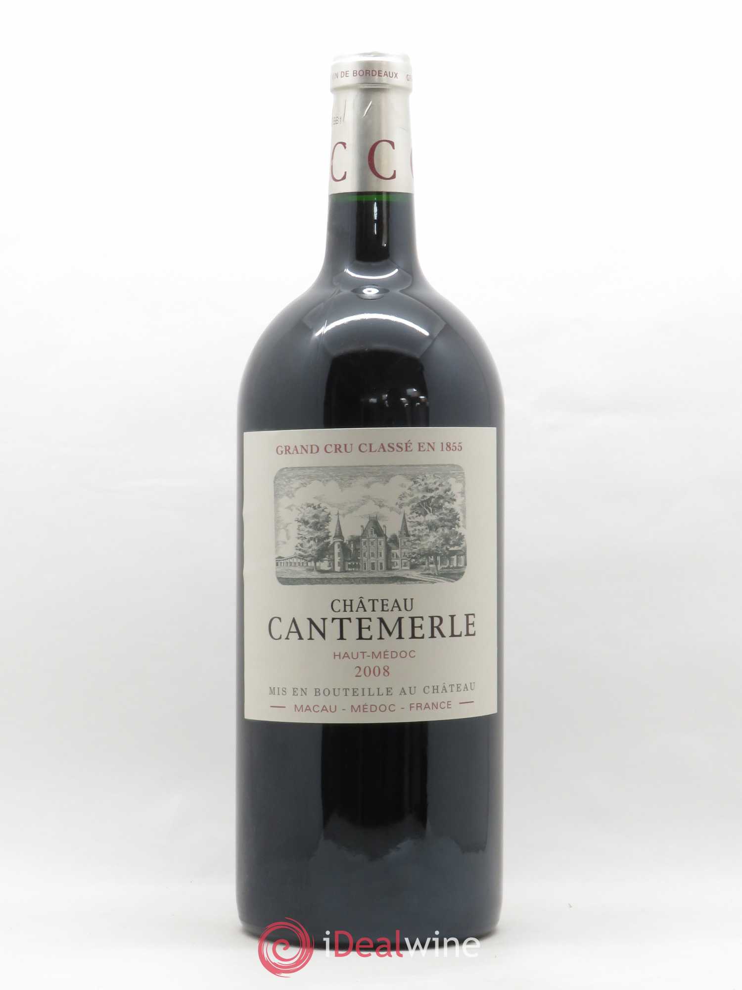 Château Cantemerle 5ème Grand Cru Classé 2008 - Lot de 1 double magnum - 0