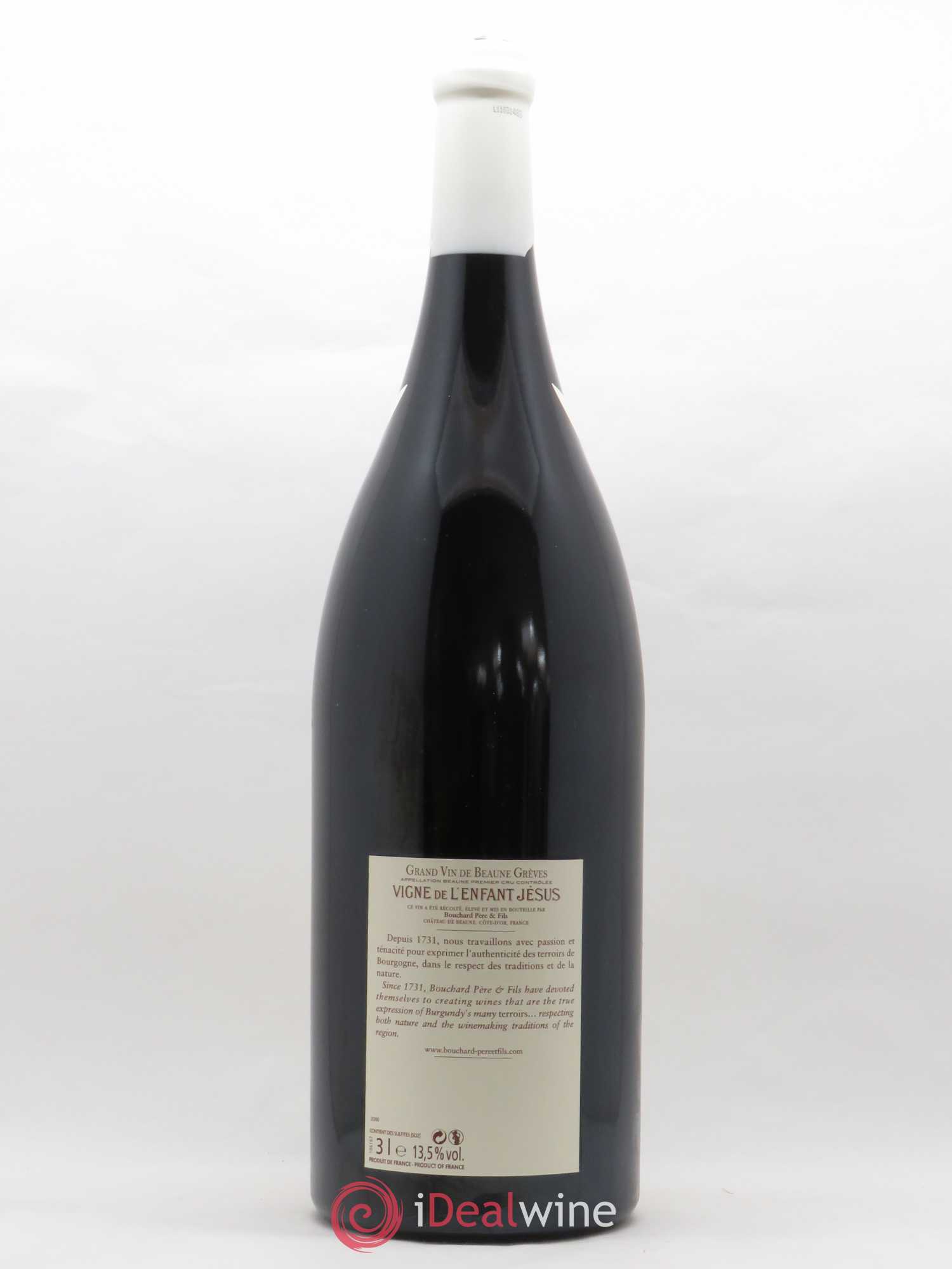 Beaune 1er Cru Grèves - Vigne de l'Enfant Jésus Bouchard Père & Fils 2006 - Lot de 1 double magnum - 1