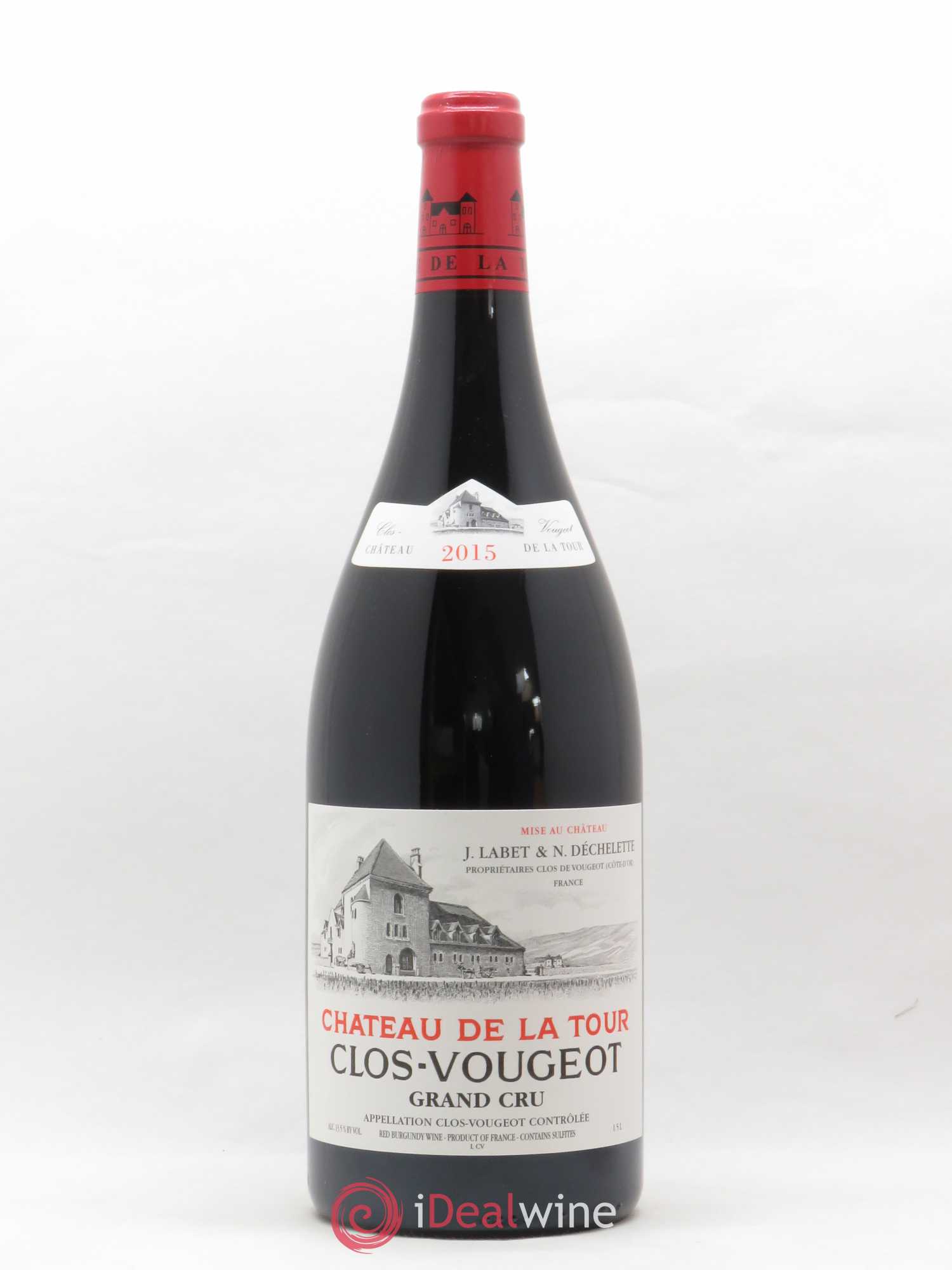 Clos de Vougeot Grand Cru Château de La Tour 2015 - Lot de 1 magnum - 0