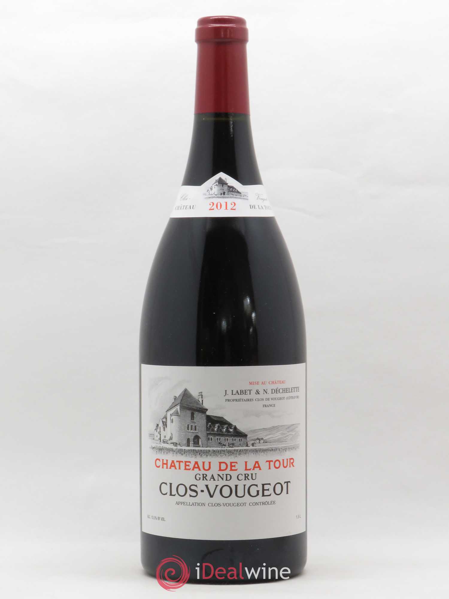 Clos de Vougeot Grand Cru Château de La Tour 2012 - Lot de 1 magnum - 0
