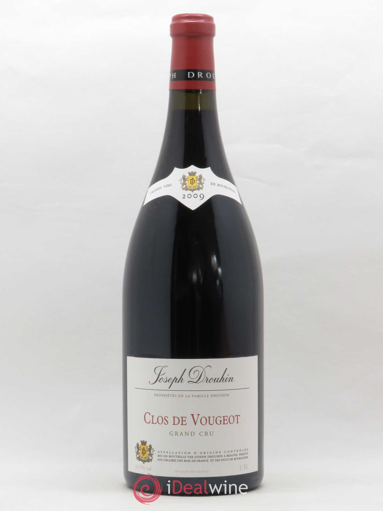 Clos de Vougeot Grand Cru Joseph Drouhin 2009 - Lot de 1 magnum - 0