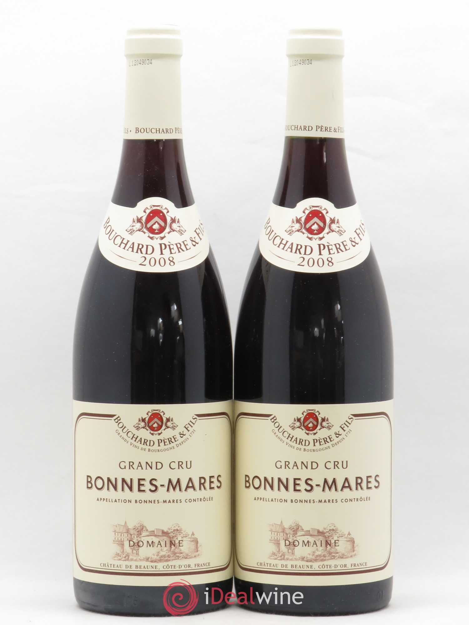 Bonnes-Mares Grand Cru Bouchard Père & Fils 2008 - Lot de 2 bouteilles - 0
