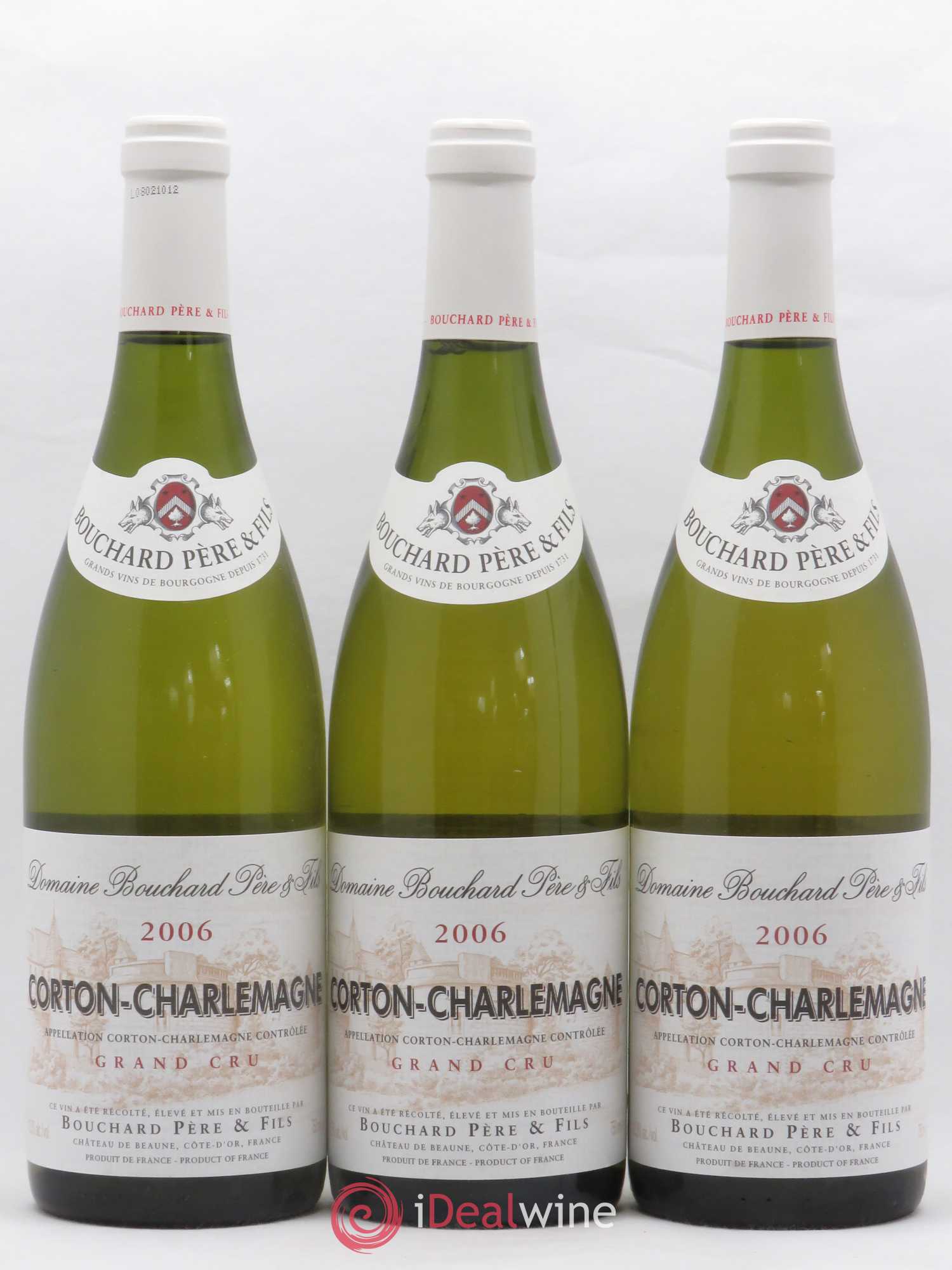 Corton-Charlemagne Grand Cru Bouchard Père & Fils 2006 - Lot de 3 bouteilles - 0