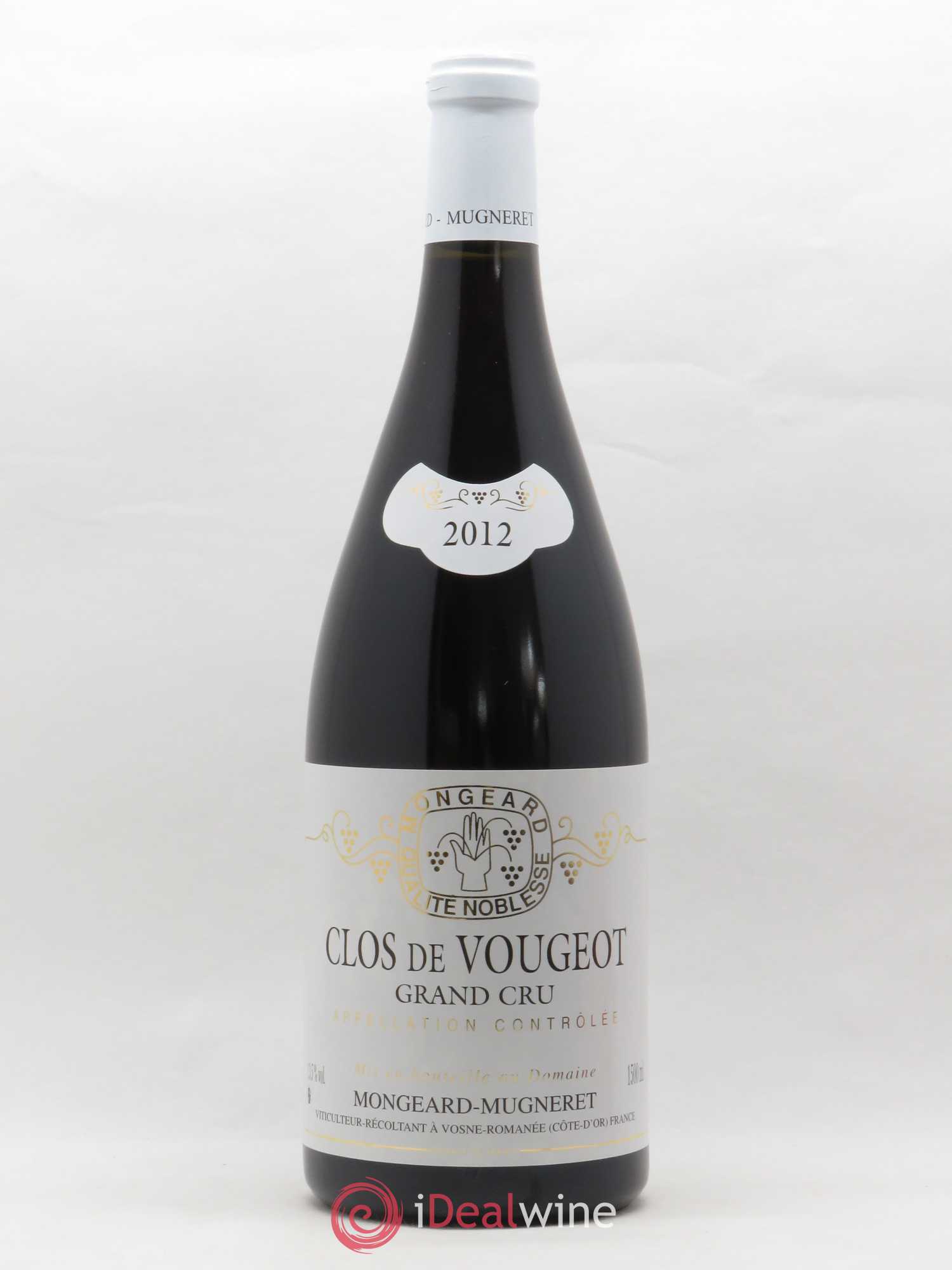 Clos de Vougeot Grand Cru Mongeard-Mugneret (Domaine) 2012 - Lot de 1 magnum - 0