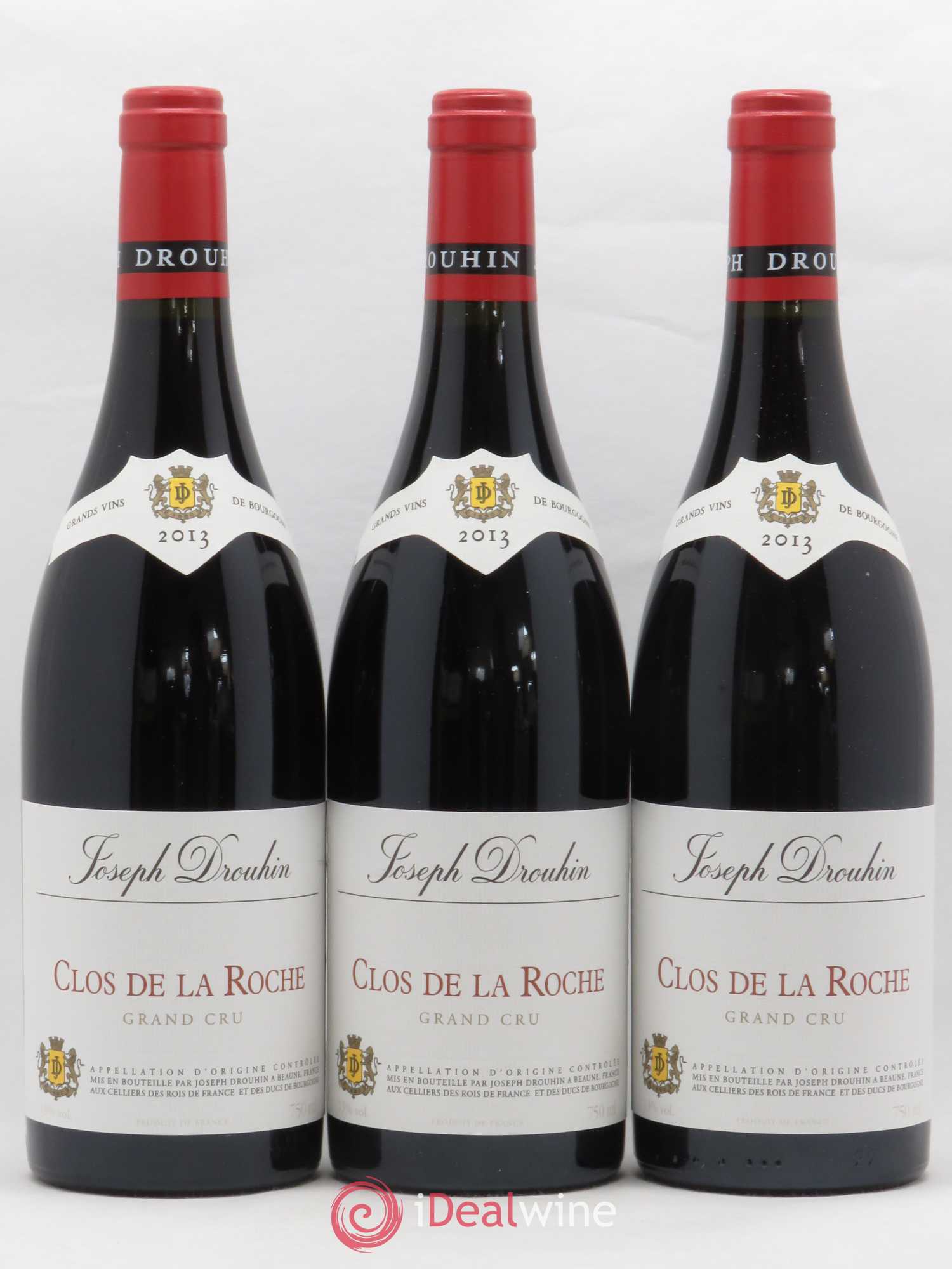 Clos de la Roche Grand Cru Joseph Drouhin 2013 - Lot de 3 bouteilles - 0