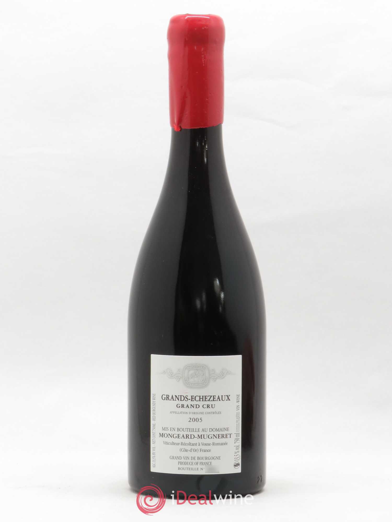 Grands-Echezeaux Grand Cru L'Instant Mongeard-Mugneret 2005 - Posten von 1 Flasche - 1