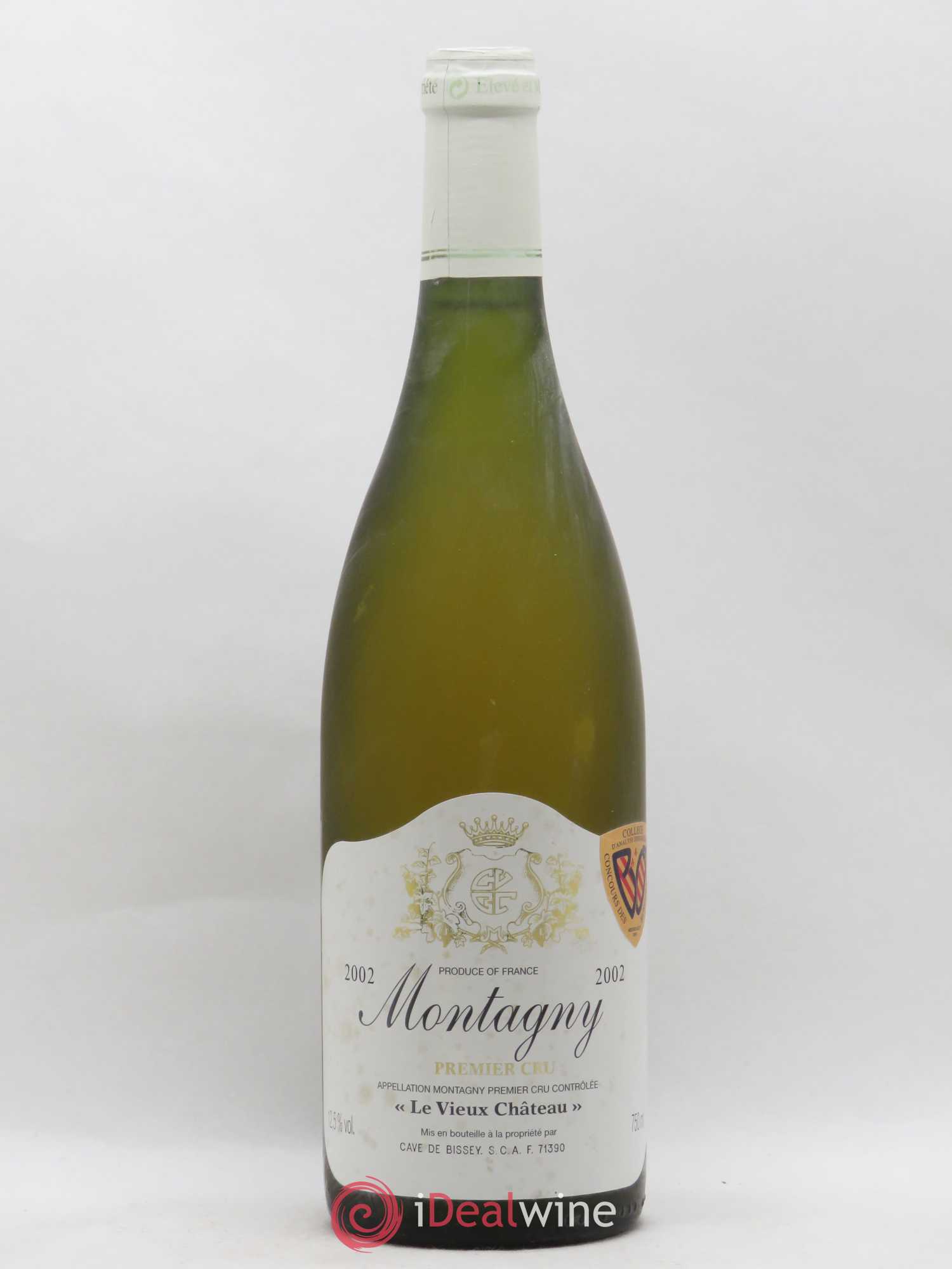 Montagny 1er Cru Le Vieux Château Caves de Bissey 2002 - Posten von 1 Flasche - 0