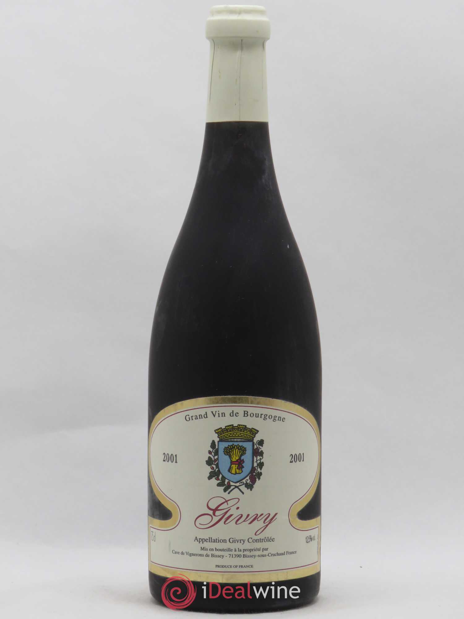 Givry Caves de Bissey 2001 - Lot de 1 bouteille - 0