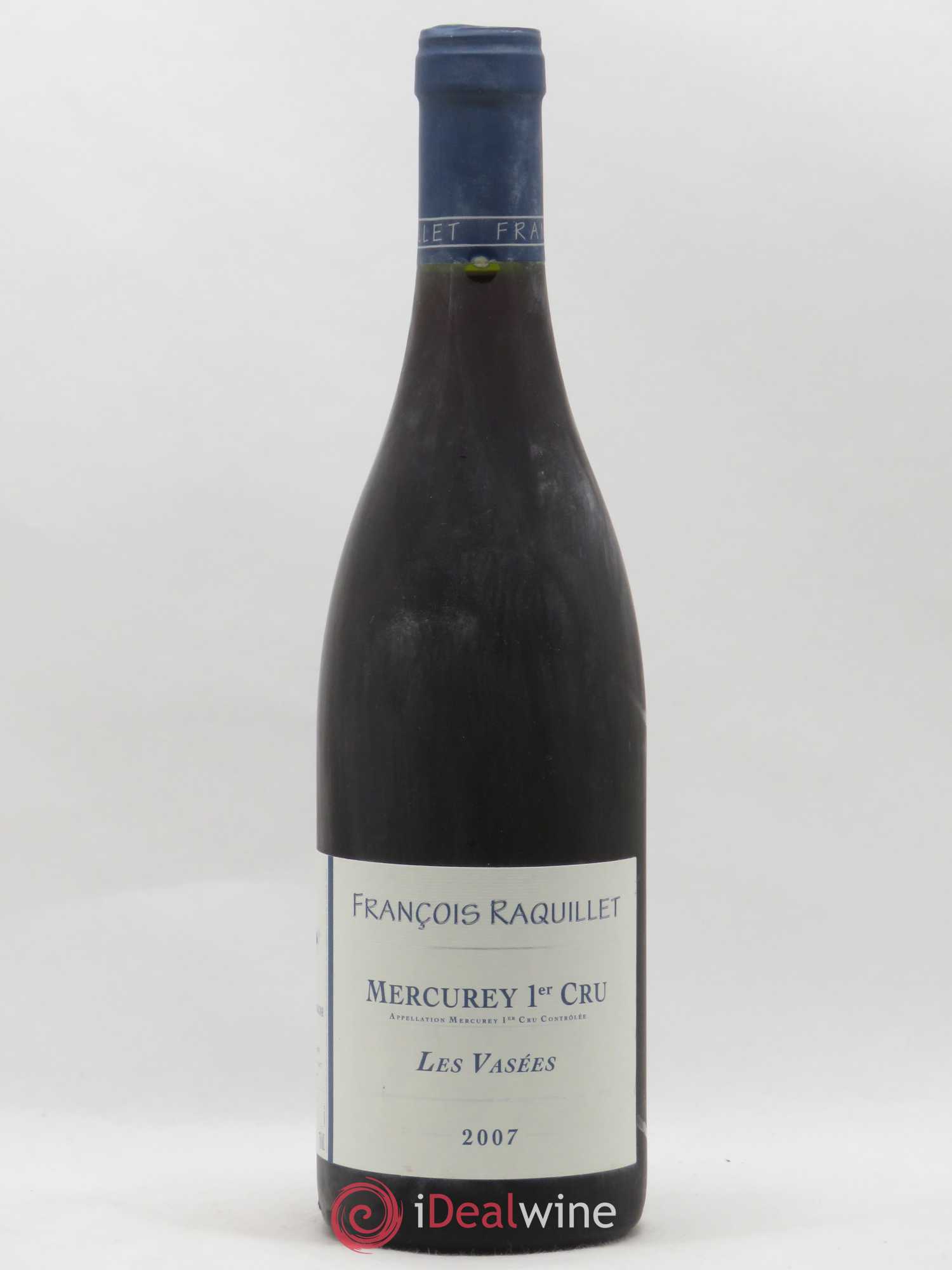 Mercurey 1er Cru Les Vasees François Raquillet 2007 - Posten von 1 Flasche - 0