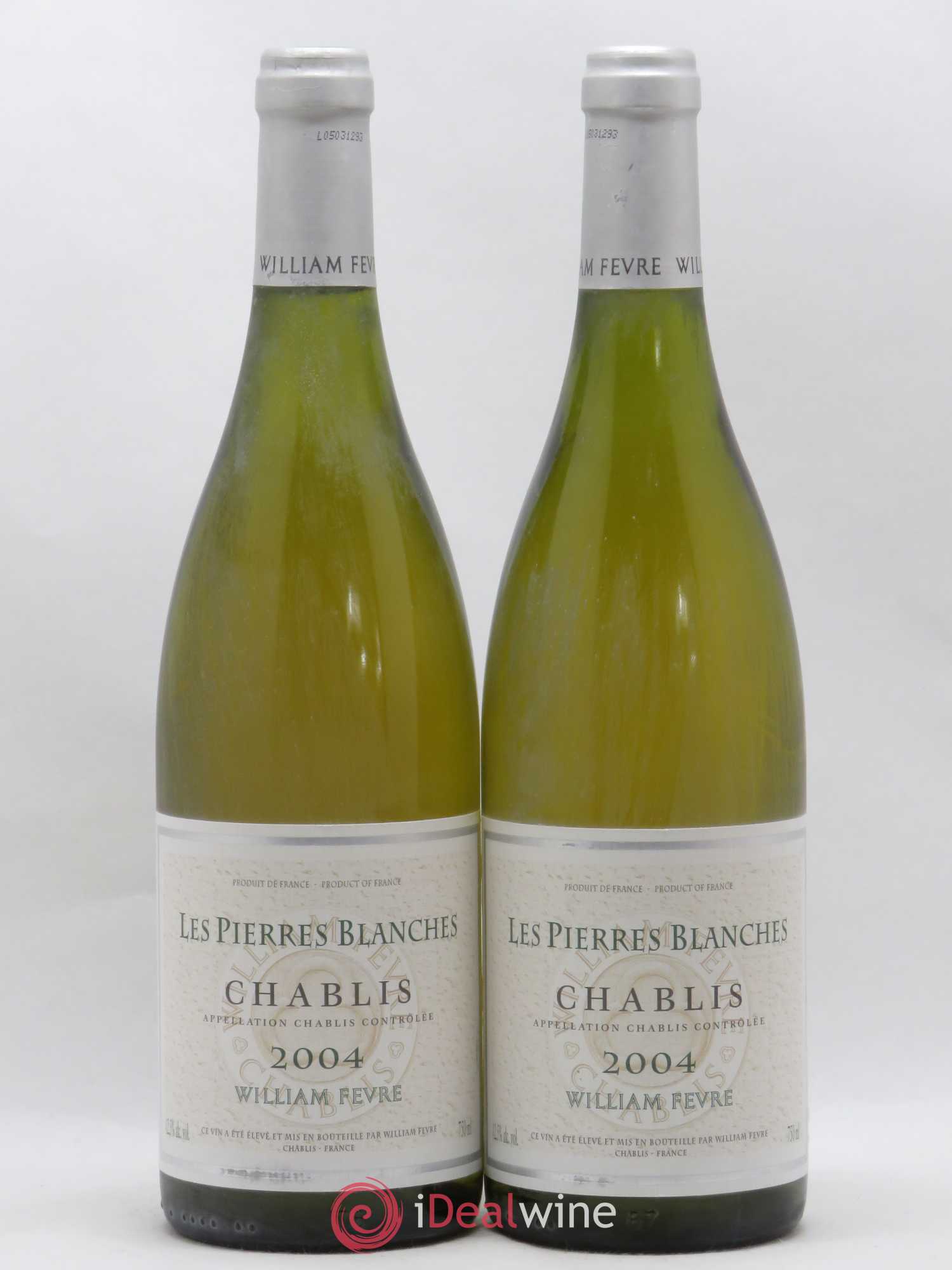 Chablis Pierres Blanches William Fevre 2004 - Posten von 2 Flaschen - 0