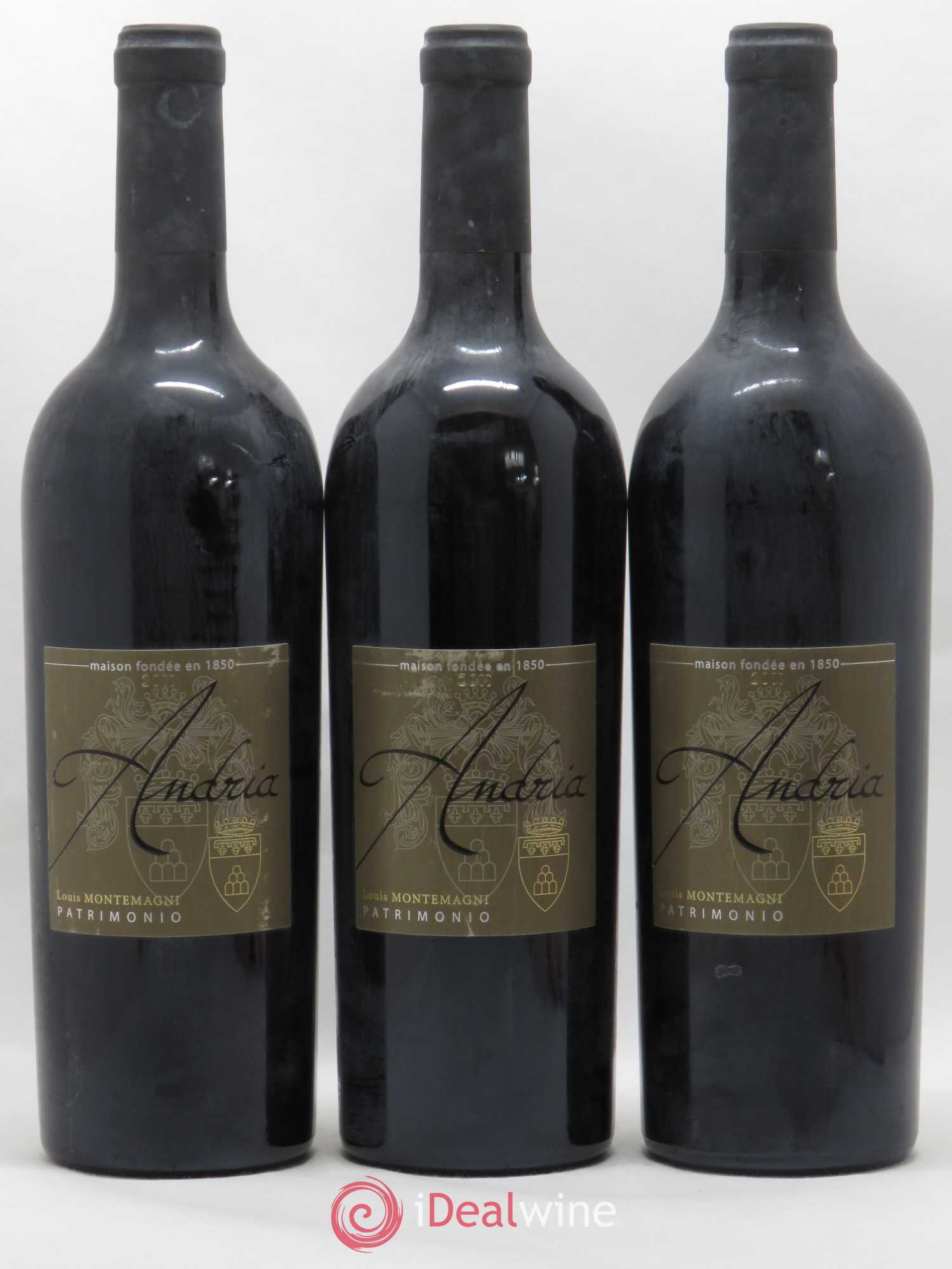 Patrimonio Andria Montemagni (sans prix de réserve) 2011 - Posten von 3 Flaschen - 0