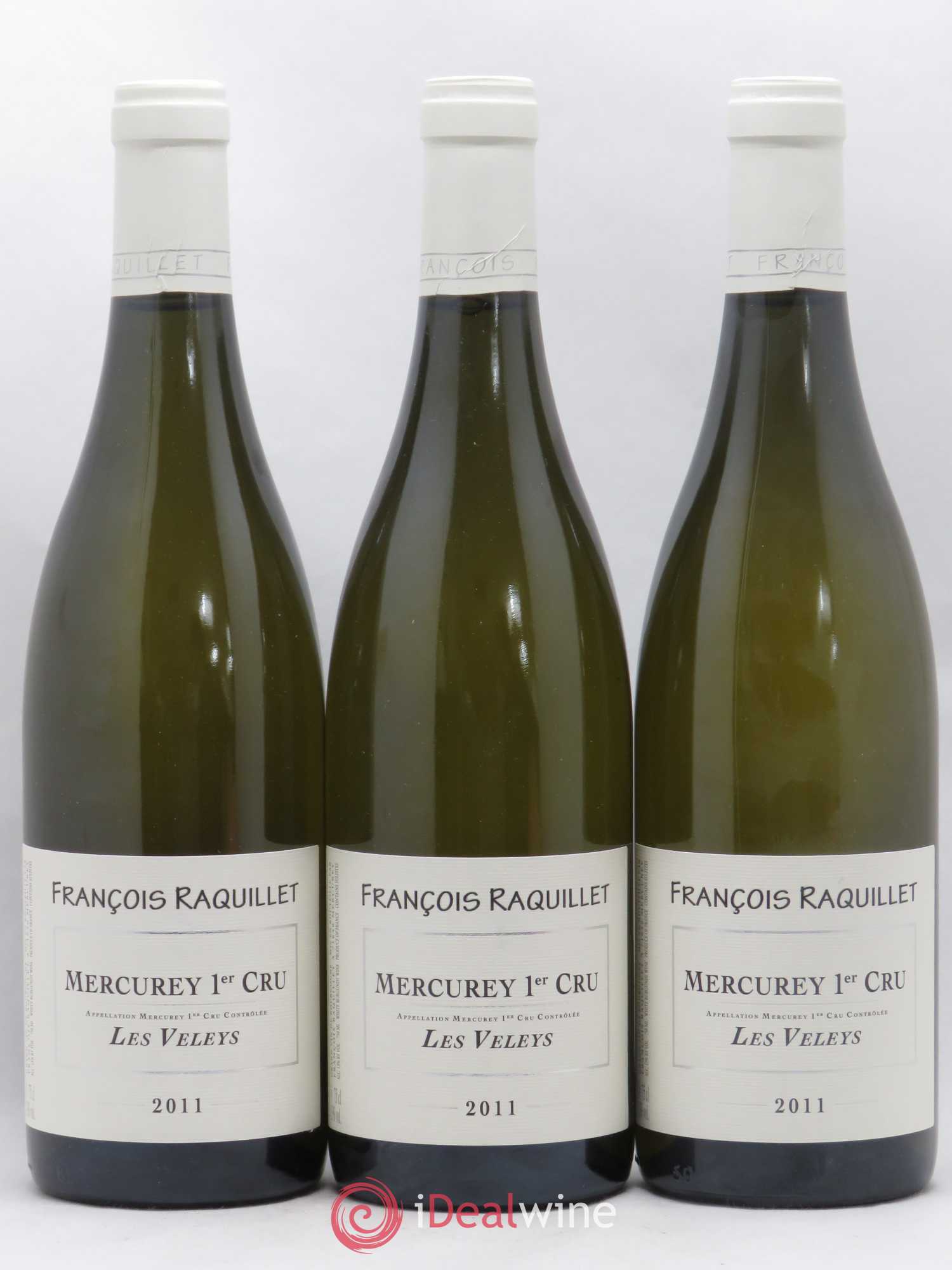 Mercurey 1er Cru Les Veleys François Raquillet 2011 - Lot de 3 bouteilles - 0