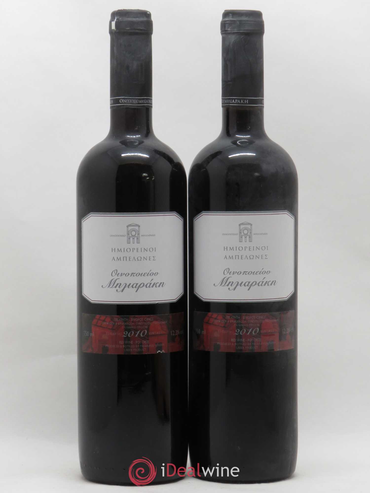 Vins Etrangers Hmiopeinot Crete Minos Miliarakis Estate 2010 - Posten von 2 Flaschen - 0