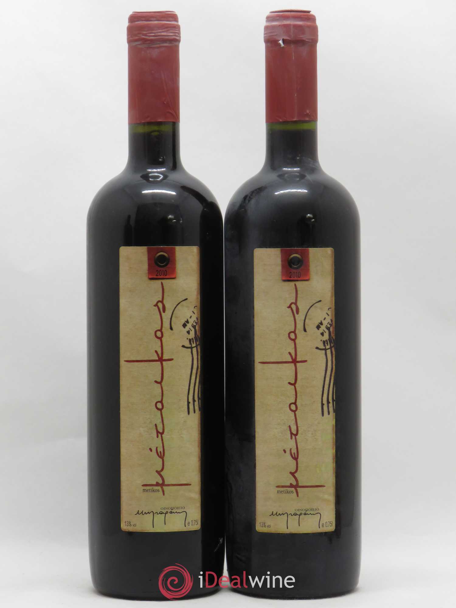 Vins Etrangers Metikos Crete Minos Miliarakis Estate (sans prix de réserve) 2010 - Posten von 2 Flaschen - 0