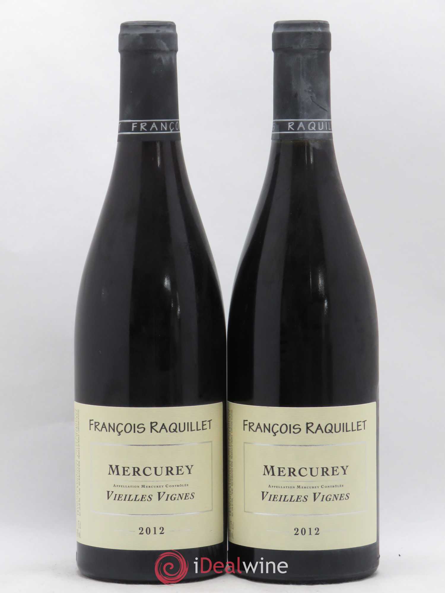 Mercurey Vieilles Vignes François Raquillet 2012 - Posten von 2 Flaschen - 0