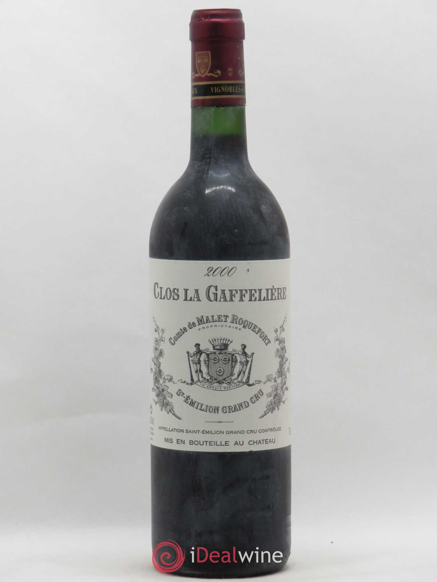 Saint-Émilion Grand Cru Clos La Gaffelière 2000 - Posten von 1 Flasche - 0