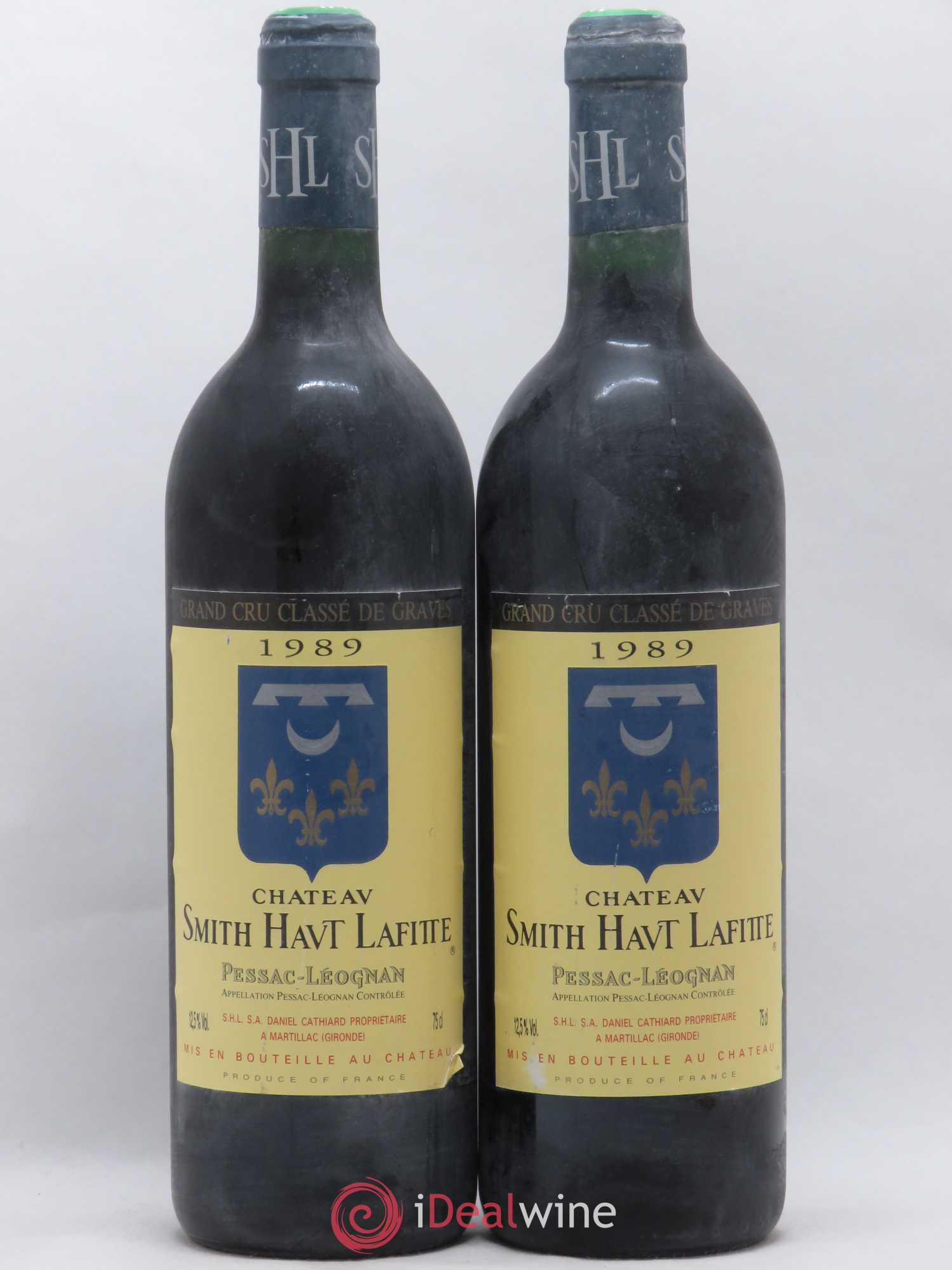 Château Smith Haut Lafitte Cru Classé de Graves 1989 - Lot de 2 bouteilles - 0
