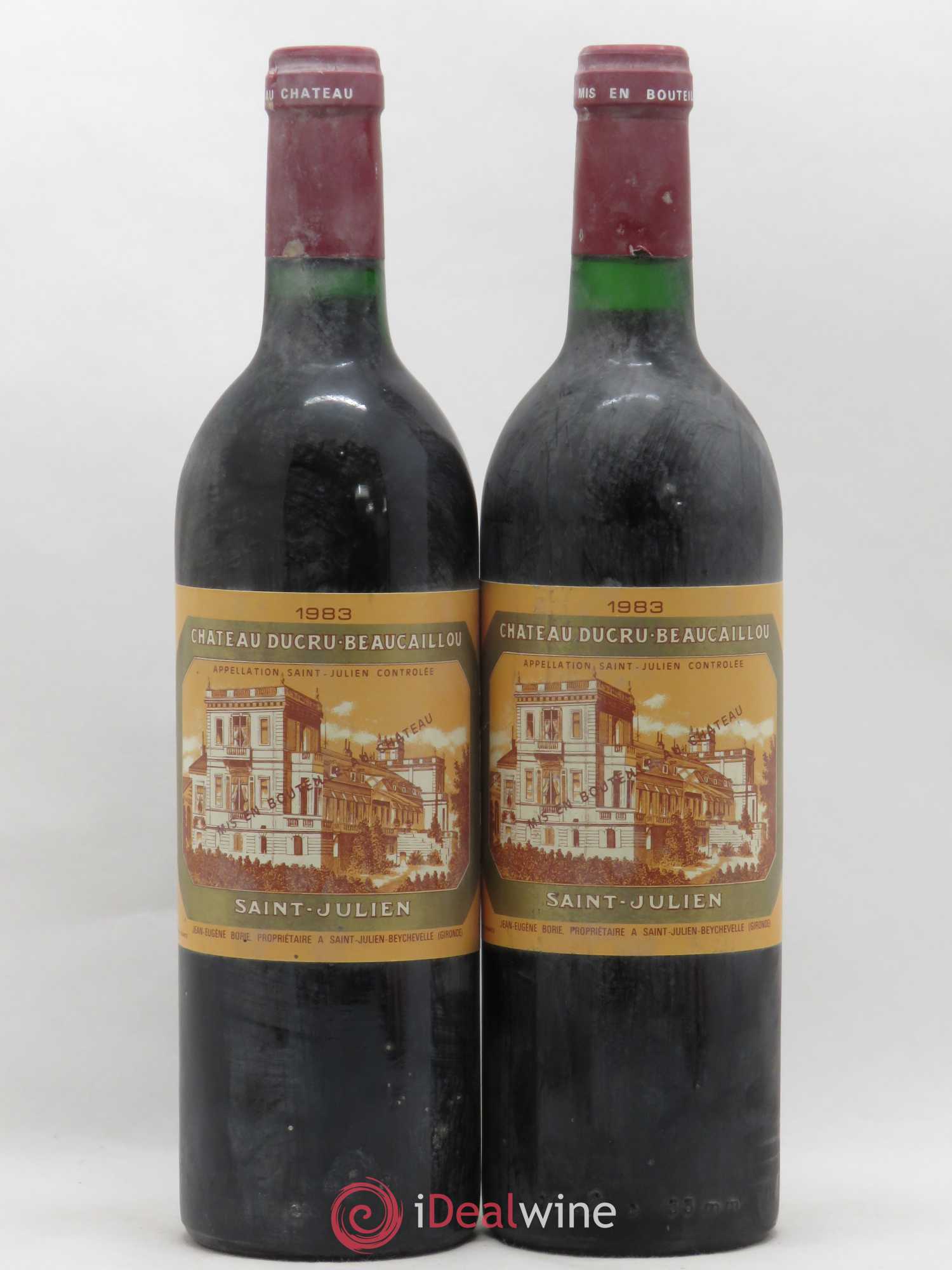 Château Ducru Beaucaillou 2ème Grand Cru Classé 1983 - Lot de 2 bouteilles - 0
