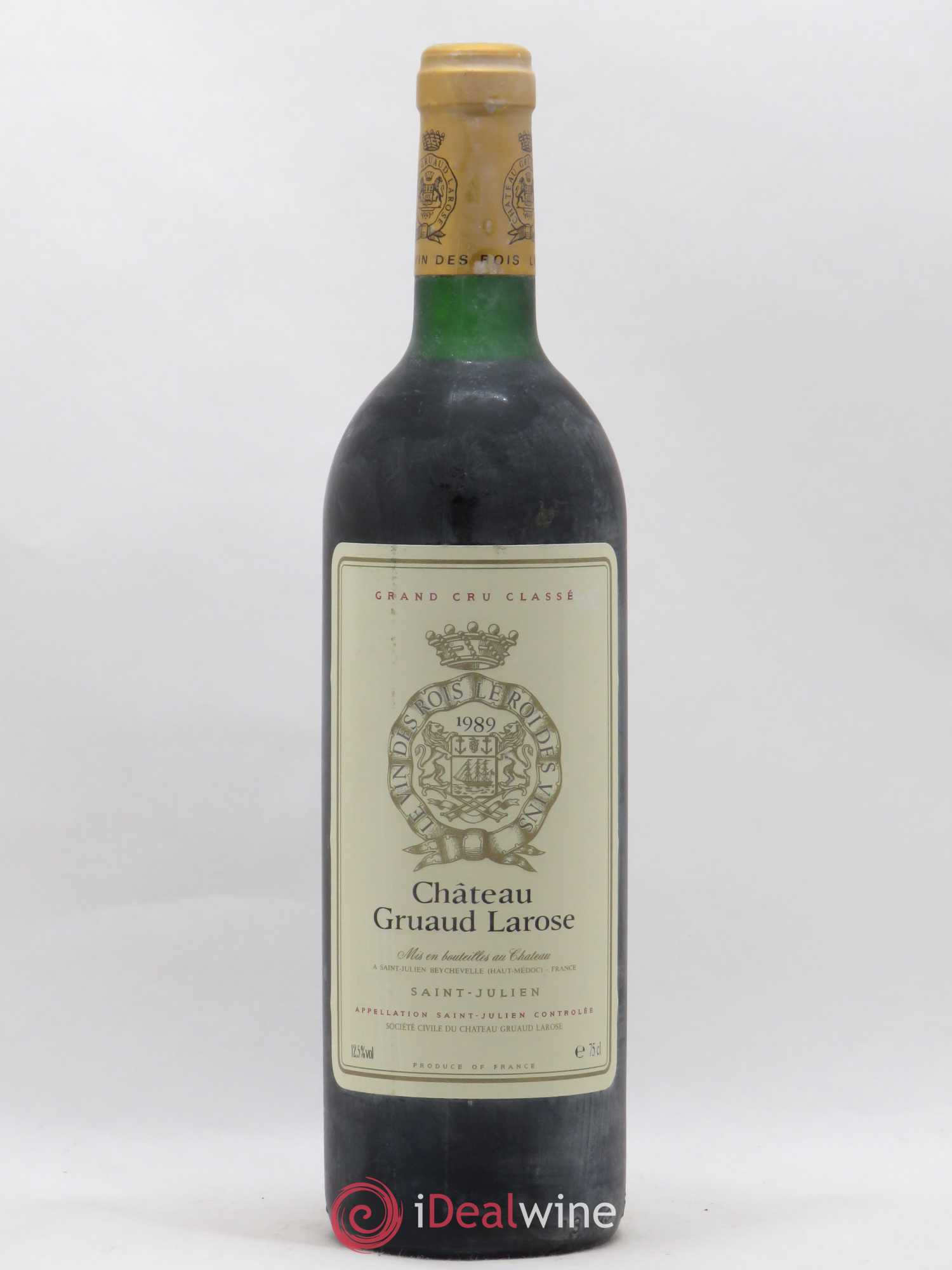 Château Gruaud Larose 2ème Grand Cru Classé 1989 - Lot de 1 bouteille - 0
