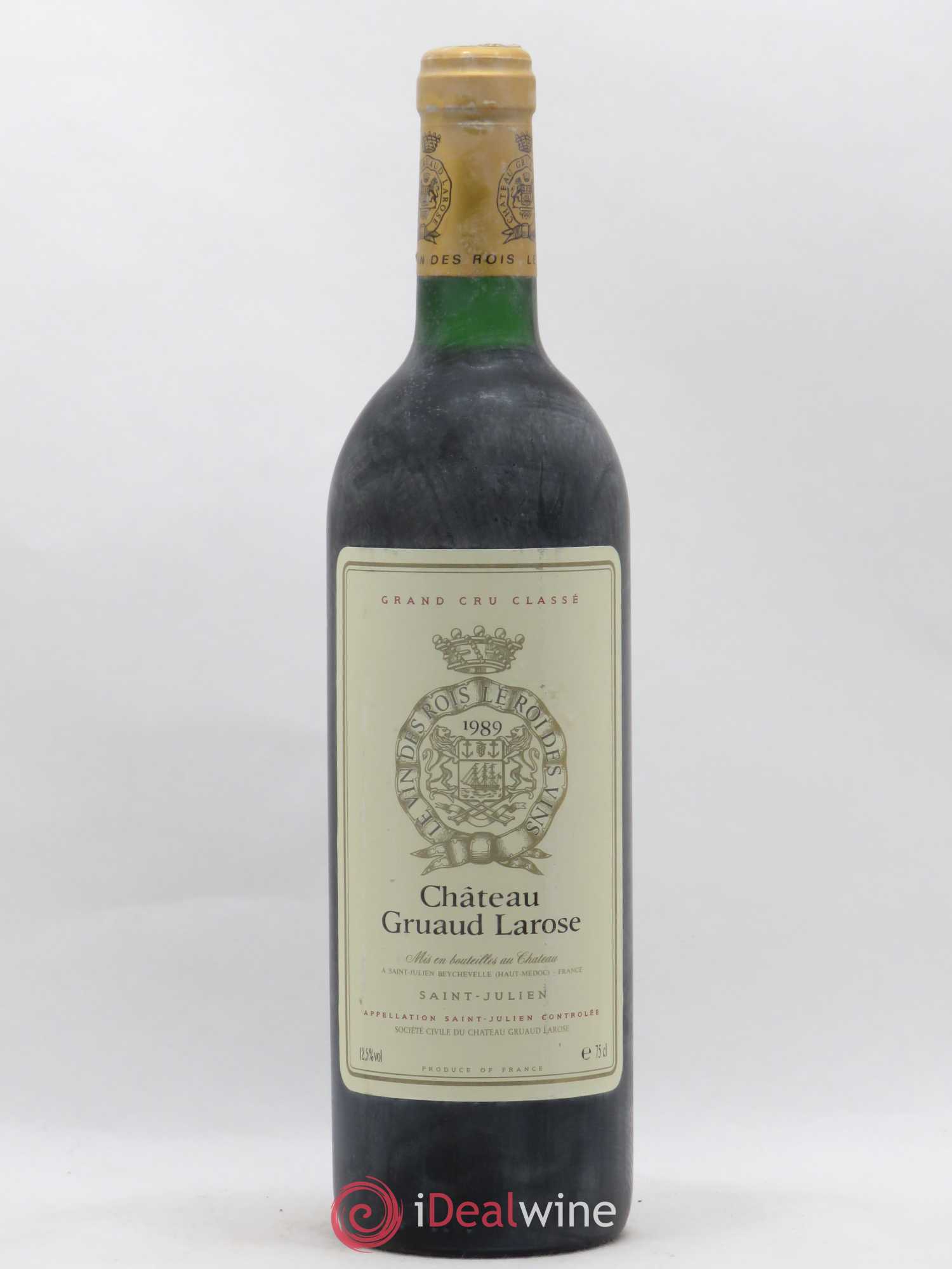 Château Gruaud Larose 2ème Grand Cru Classé 1989 - Lot de 1 bouteille - 0
