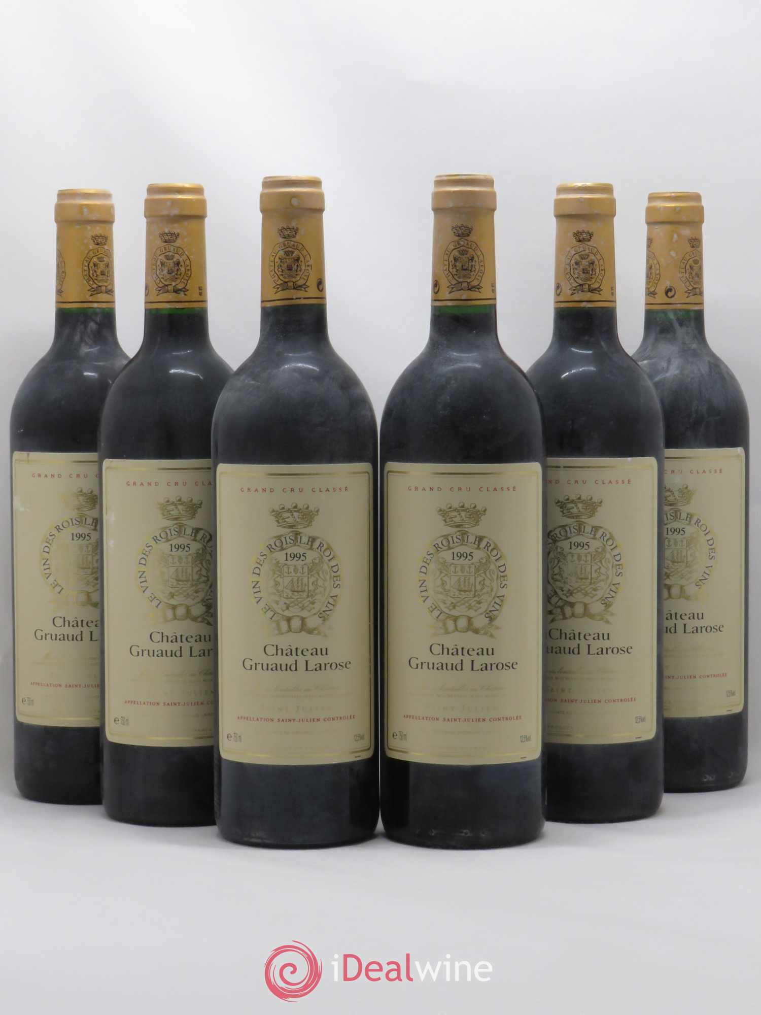 Château Gruaud Larose 2ème Grand Cru Classé 1995 - Lot de 6 bouteilles - 0