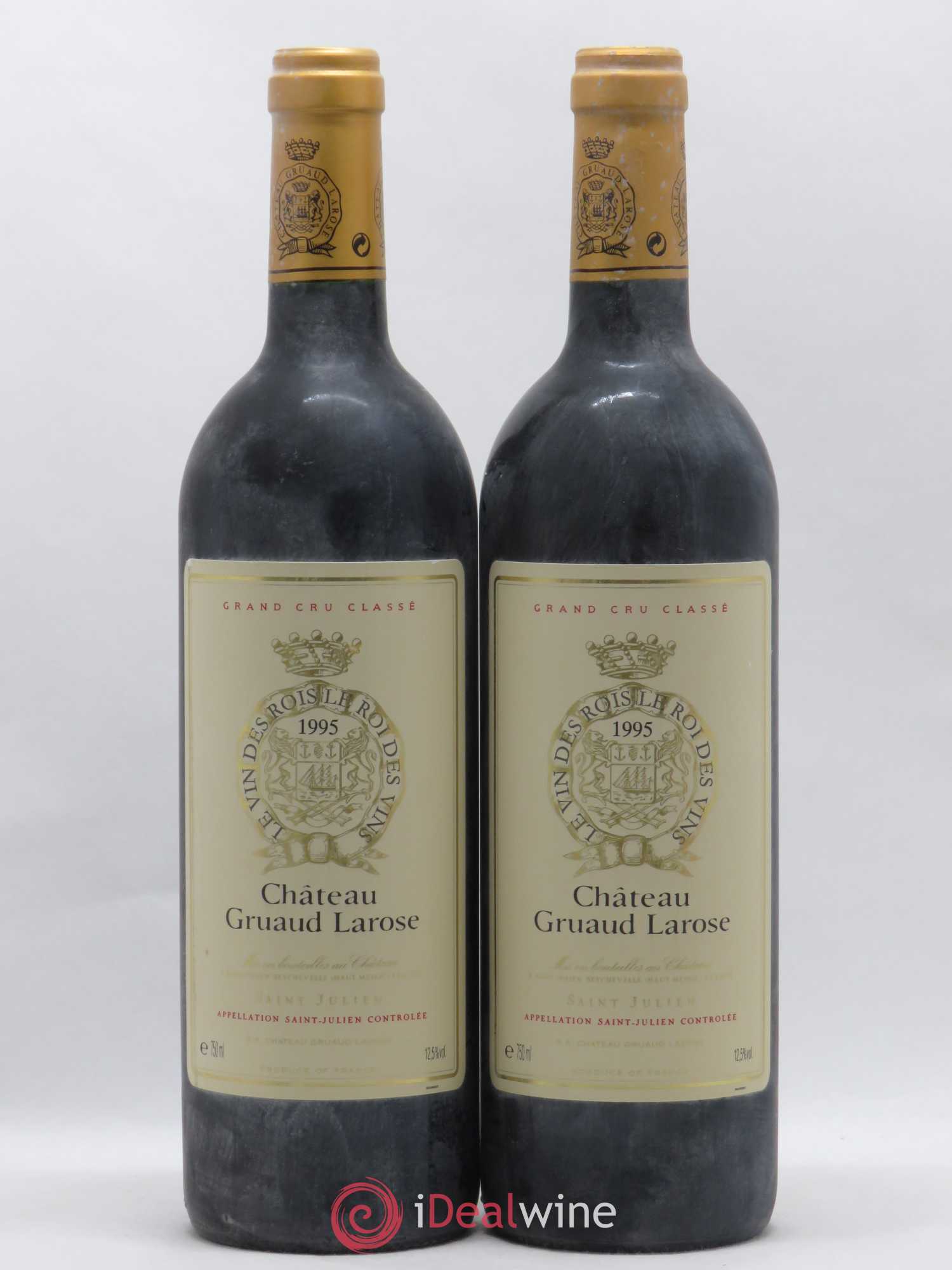 Château Gruaud Larose 2ème Grand Cru Classé 1995 - Lot de 2 bouteilles - 0