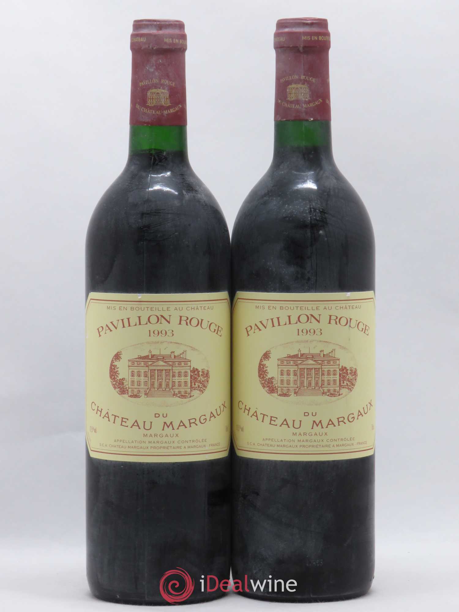 Pavillon Rouge du Château Margaux Second Vin 1993 - Lot de 2 bouteilles - 0