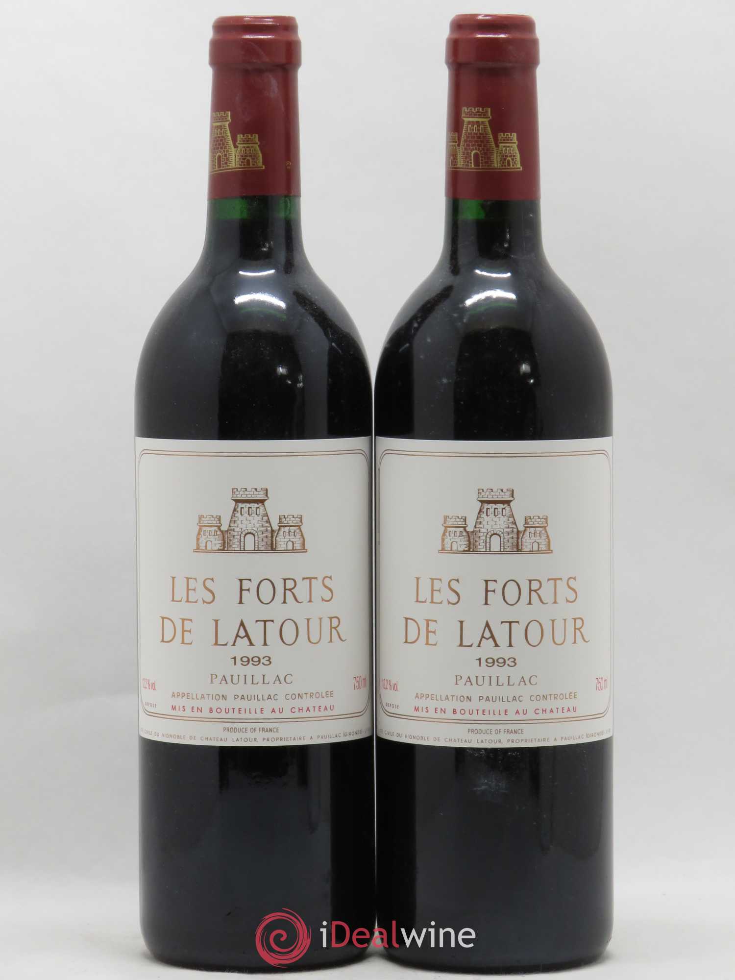 Les Forts de Latour Second Vin 1993 - Lot de 2 bouteilles - 0