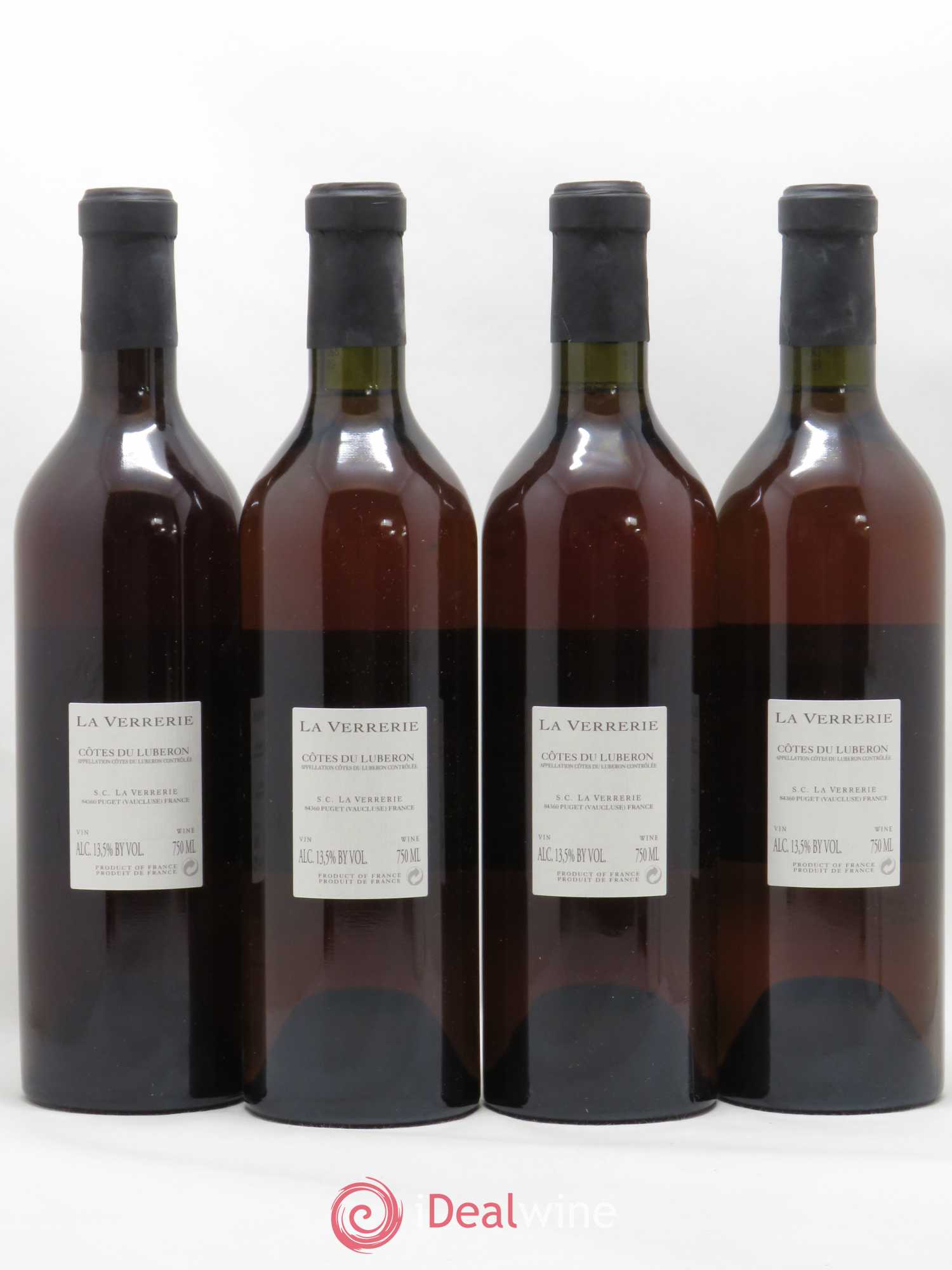 Côtes du Luberon Chateau la Verrerie (sans prix de réserve) 2003 - Posten von 4 Flaschen - 1