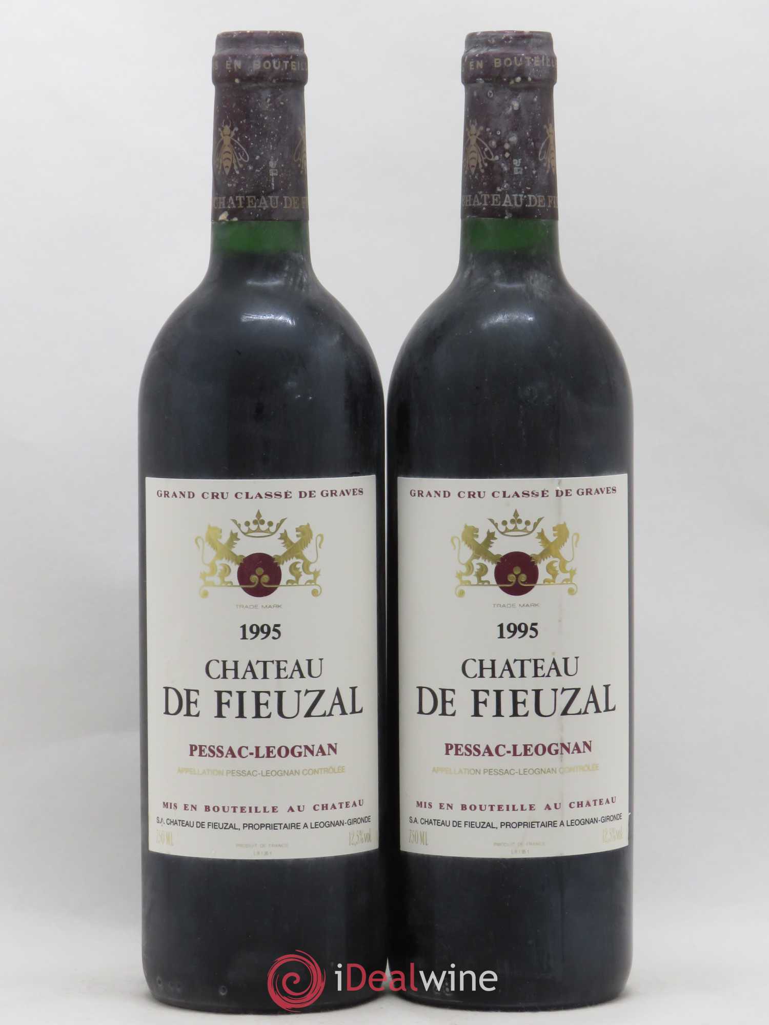 Château de Fieuzal Cru Classé de Graves 1995 - Lot de 2 bouteilles - 0