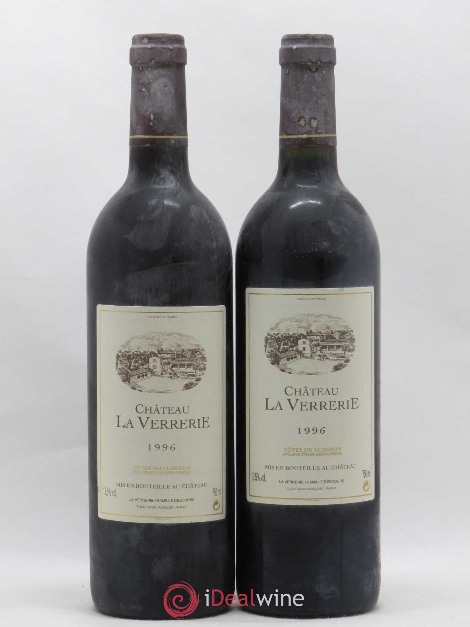 Luberon Grand Deffand Château La Verrerie (no reserve) 1996 - Lot of 2 bottles - 0