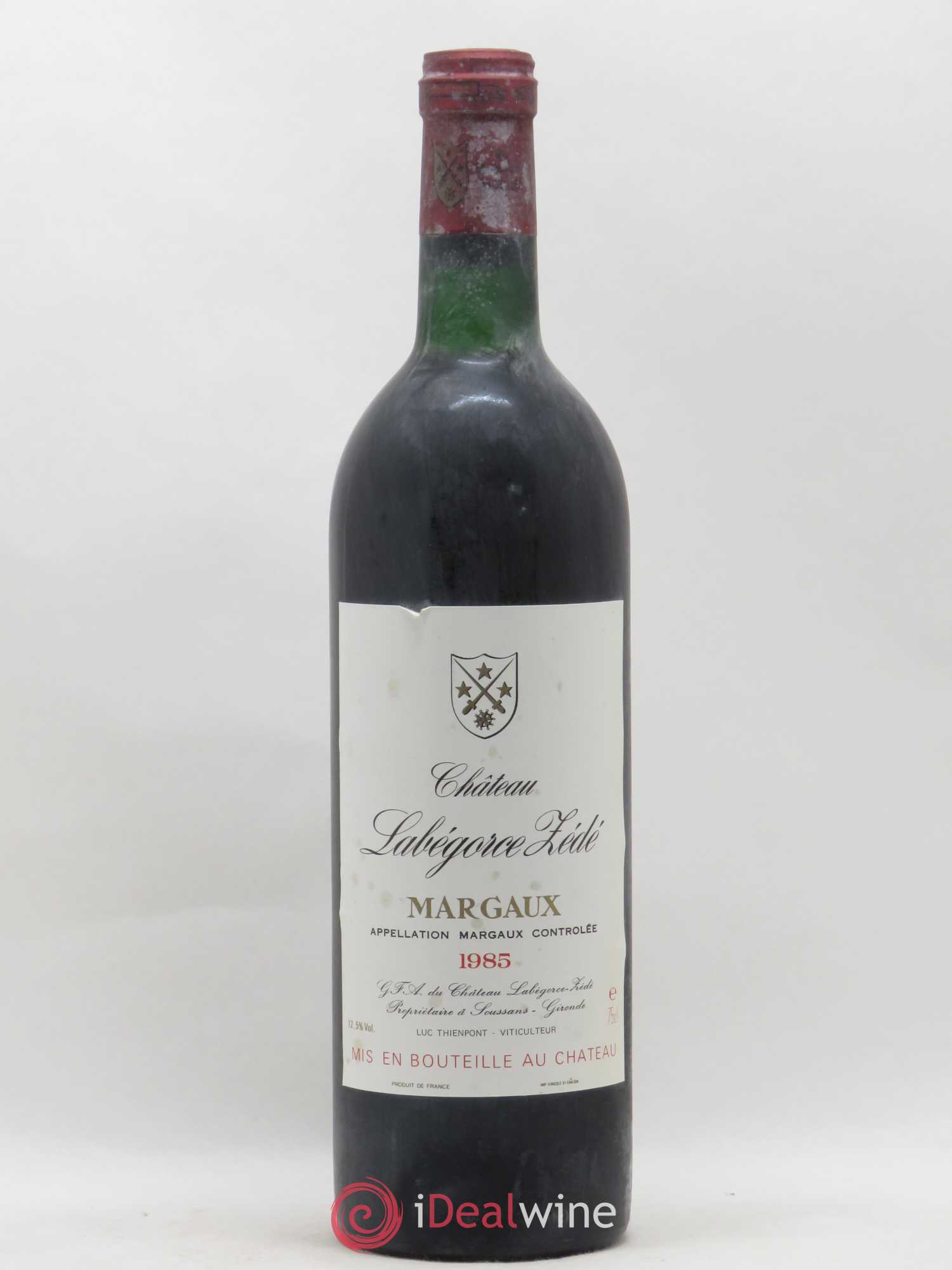 Château Labegorce Zédé Cru Bourgeois 1985 - Lot de 1 bouteille - 0