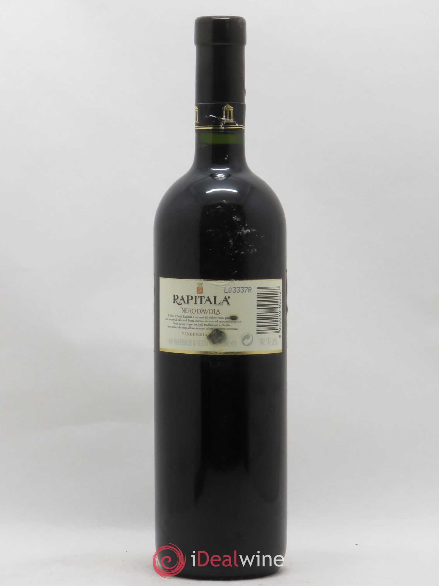 Italie Rapatila Nero d'Avola (sans prix de réserve) 2003 - Posten von 1 Flasche - 1