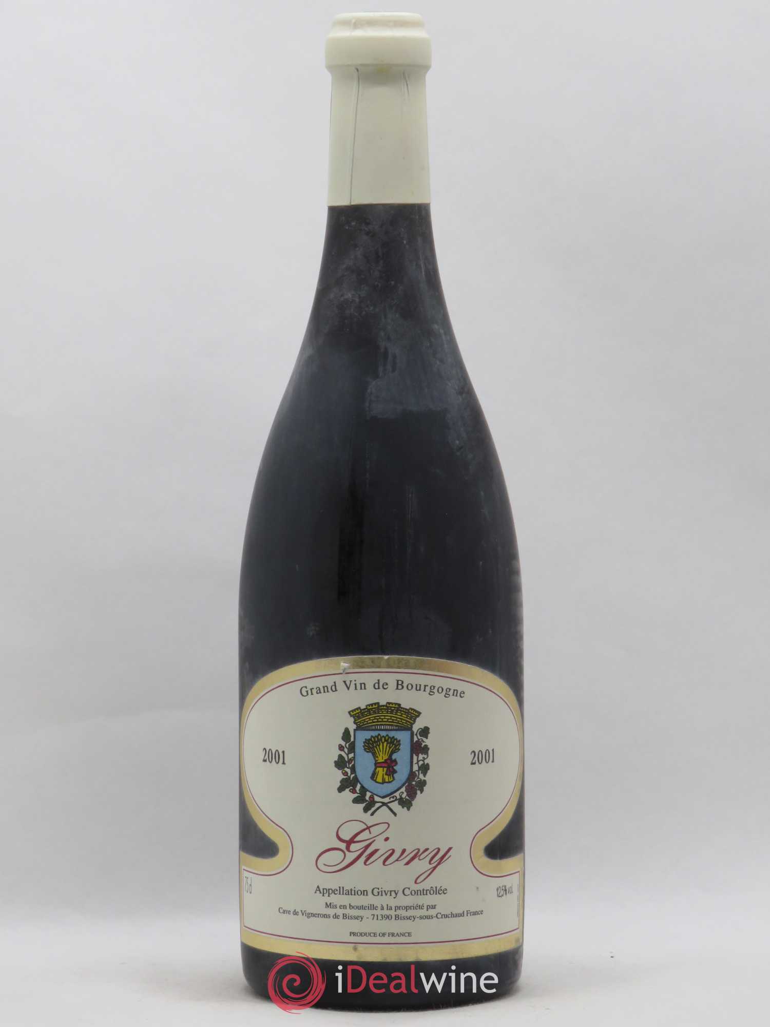 Givry Cave des vignerons de Bissey 2001 - Posten von 1 Flasche - 0