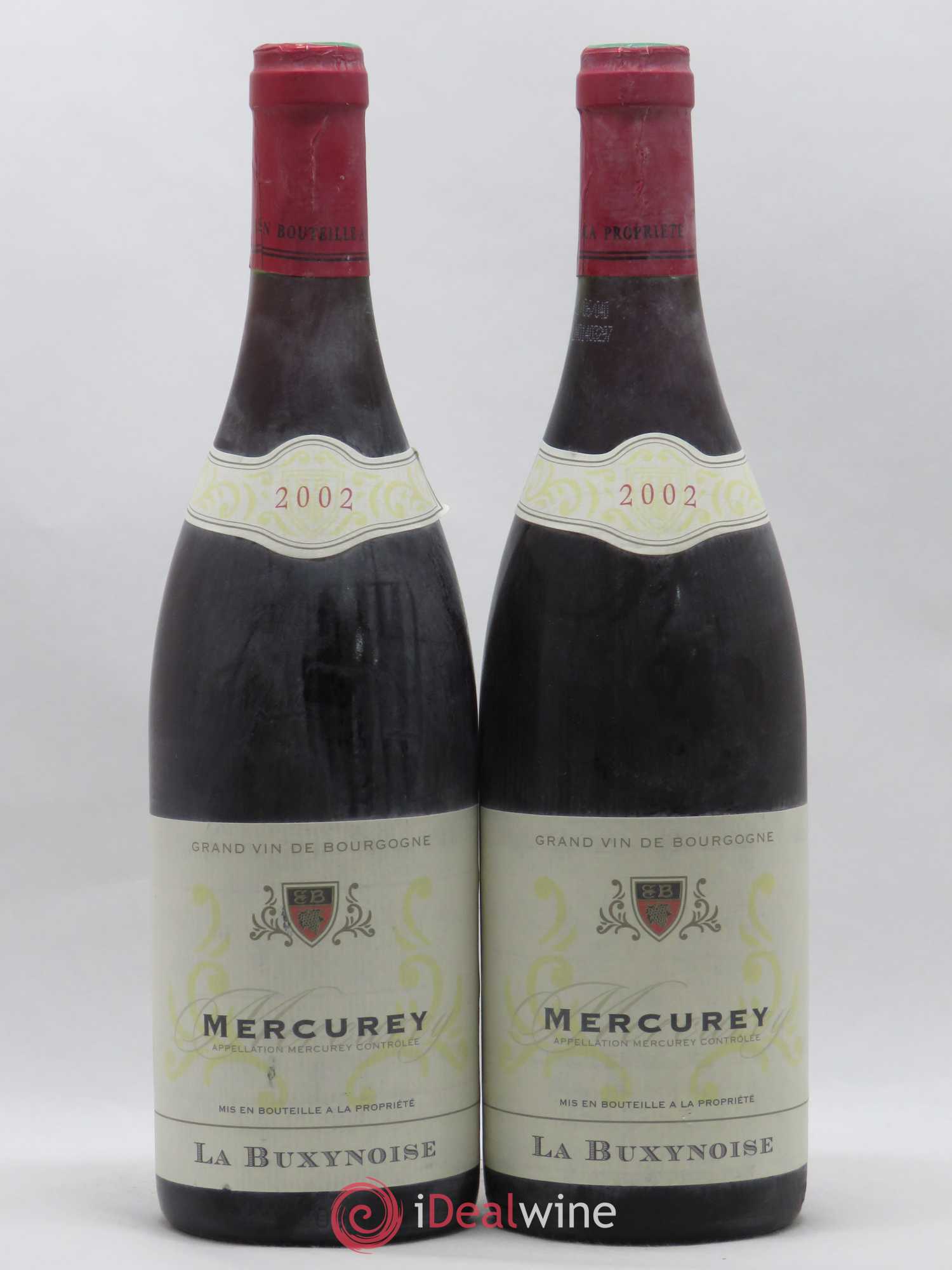 Mercurey La Buxynoise Vignerons Réunis de Buxy 2002 - Posten von 5 Flaschen - 2