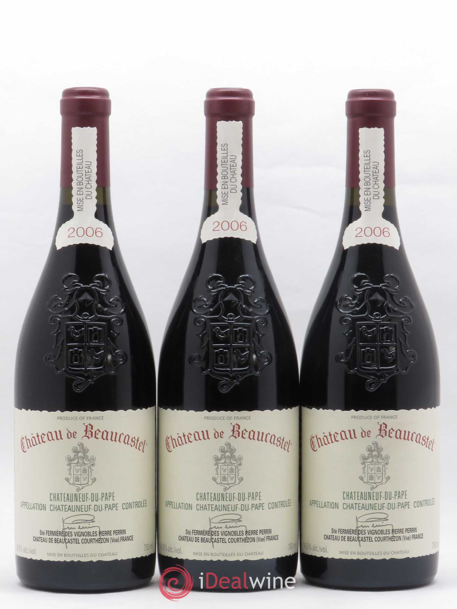 Châteauneuf-du-Pape Château de Beaucastel Famille Perrin 2006 - Lotto di 6 bottiglie - 2