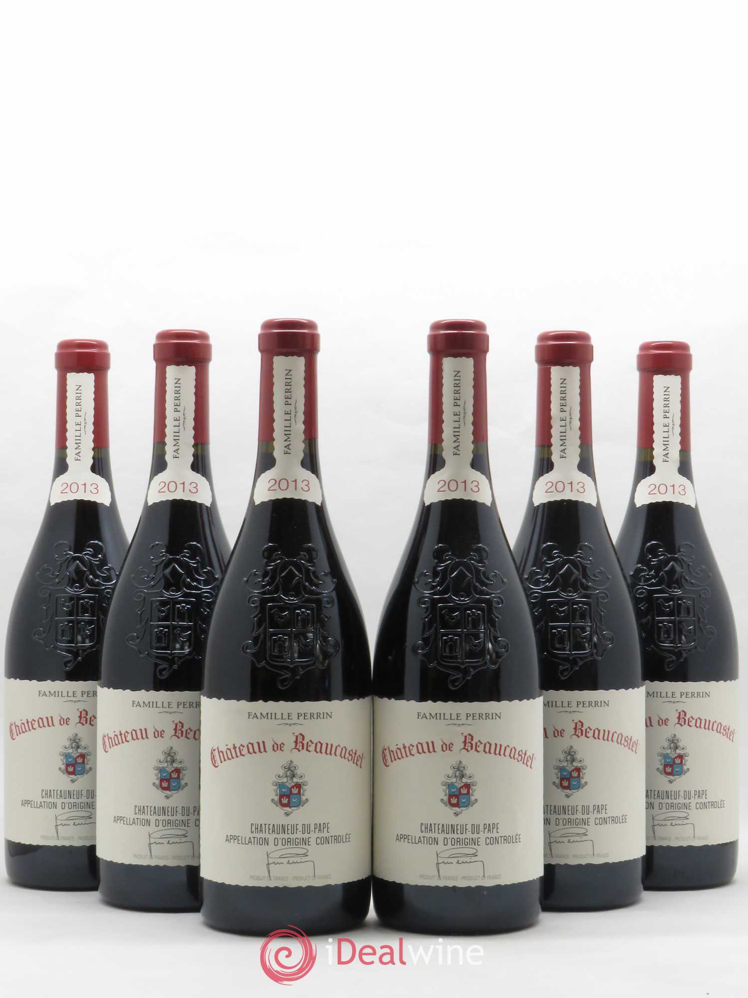 Châteauneuf-du-Pape Château de Beaucastel Famille Perrin 2013 - Lot de 6 bouteilles - 0