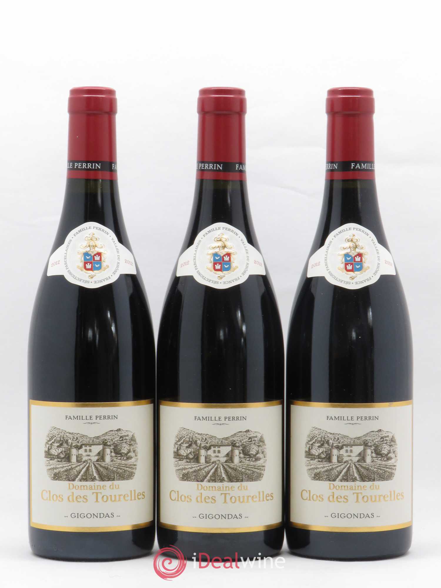Gigondas Clos Des Tourelles (Domaine du) Famille Perrin 2012 - Lot de 6 bouteilles - 1