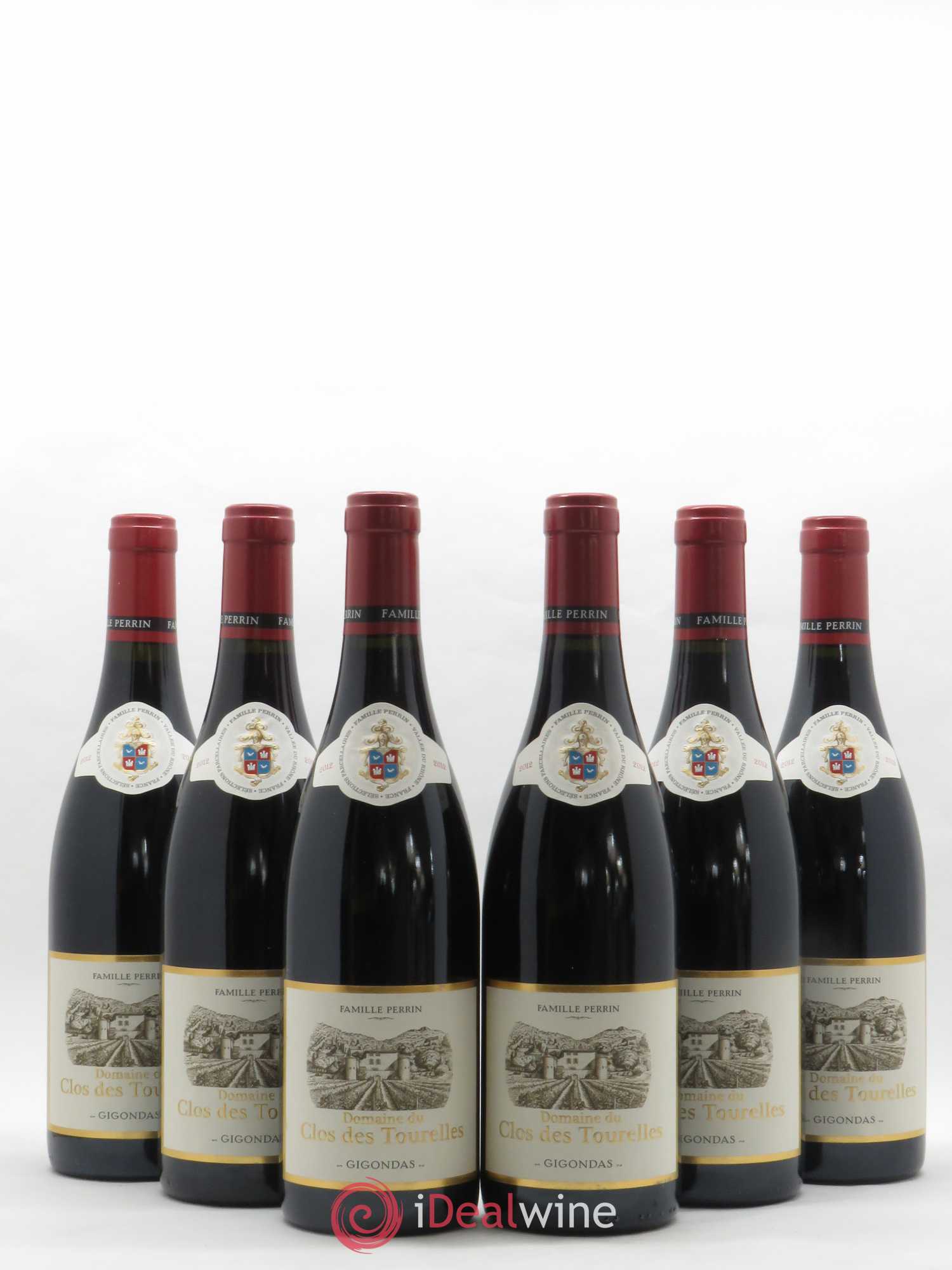 Gigondas Clos Des Tourelles (Domaine du) Famille Perrin 2012 - Lot de 6 bouteilles - 0