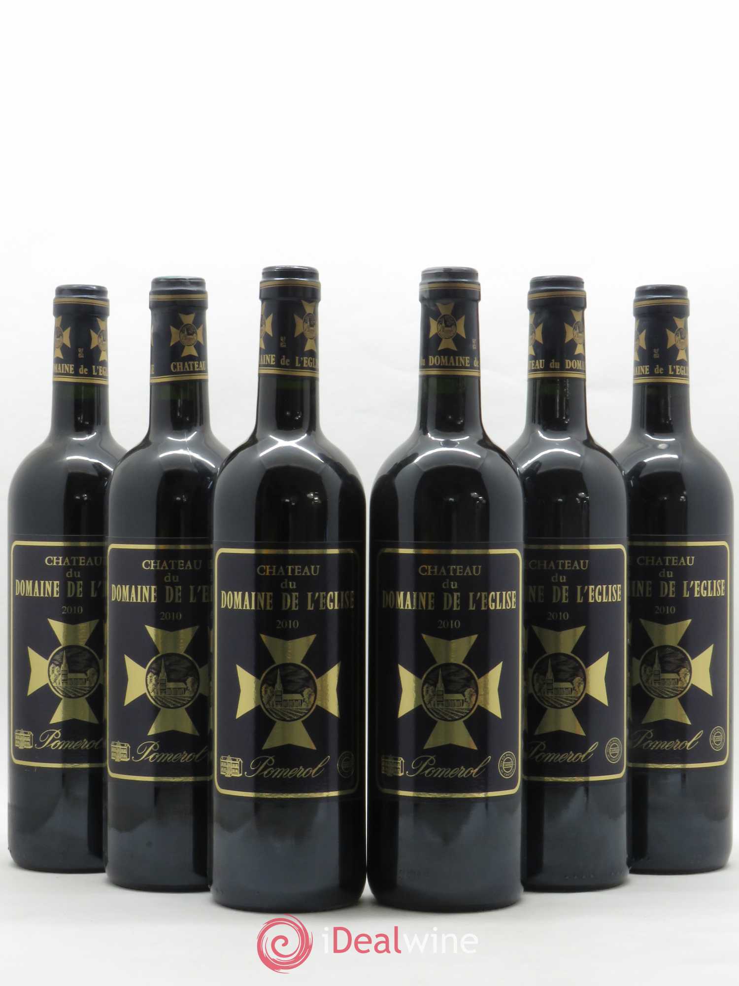 Château du Domaine de l'Église 2010 - Lot de 6 bouteilles - 0